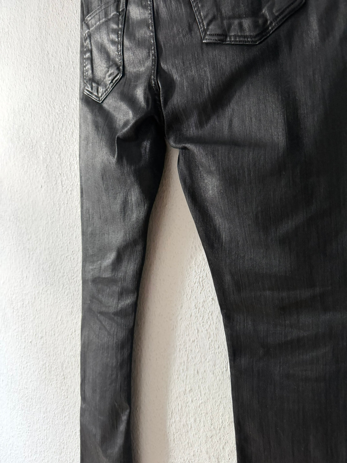 F/W 24 “PORTERVILLE” Waxed SBW Sample Detroit Cut Jeans Rick Owens US31