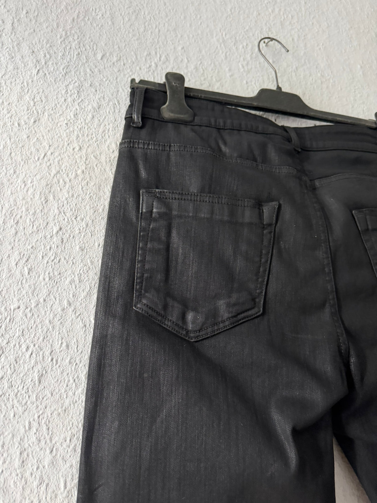 F/W 24 “PORTERVILLE” Waxed SBW Sample Detroit Cut Jeans Rick Owens US31