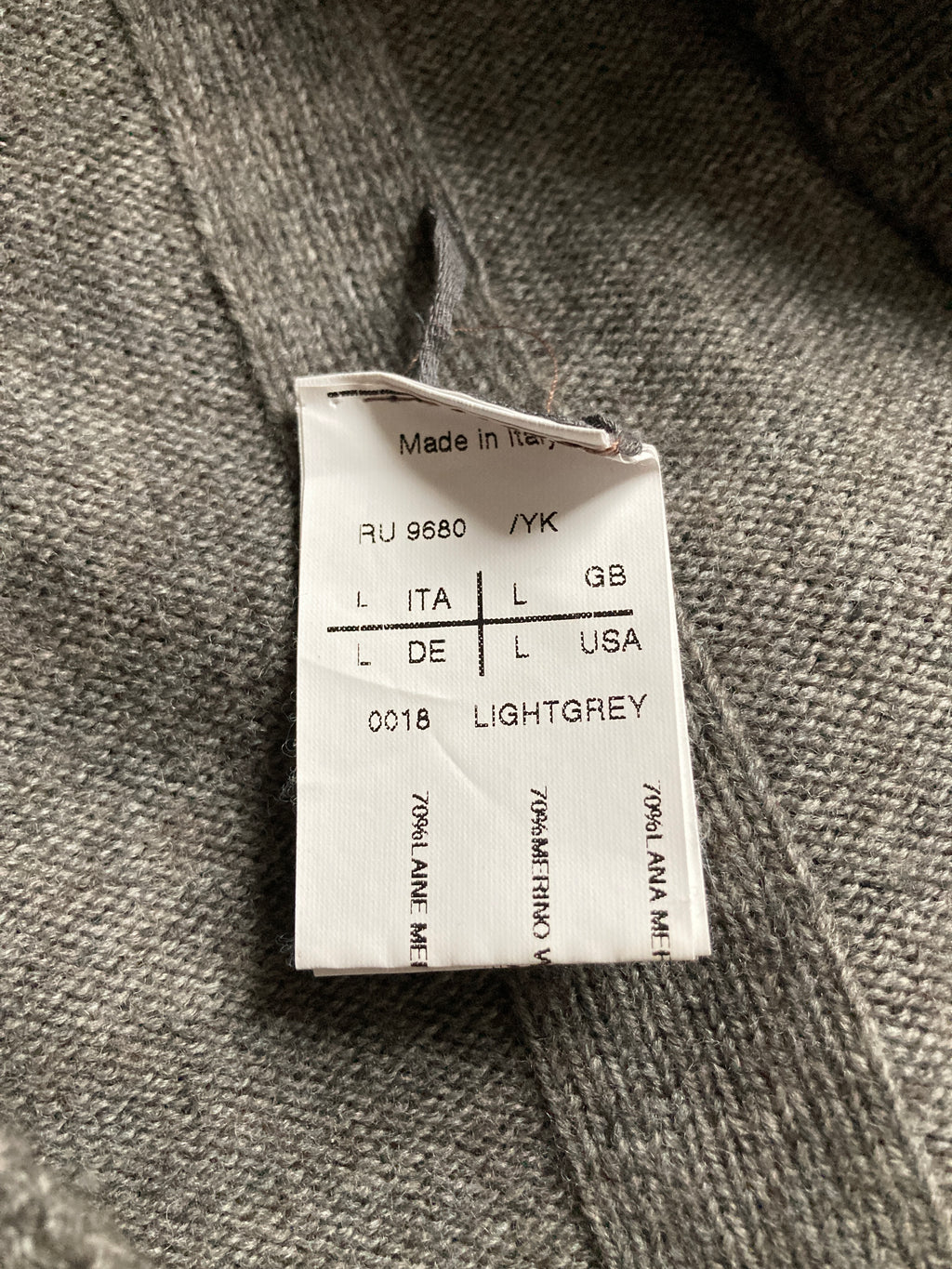 F/W 12 "MOUNTAIN" Runway Wool & Yak Rollneck Rick Owens L