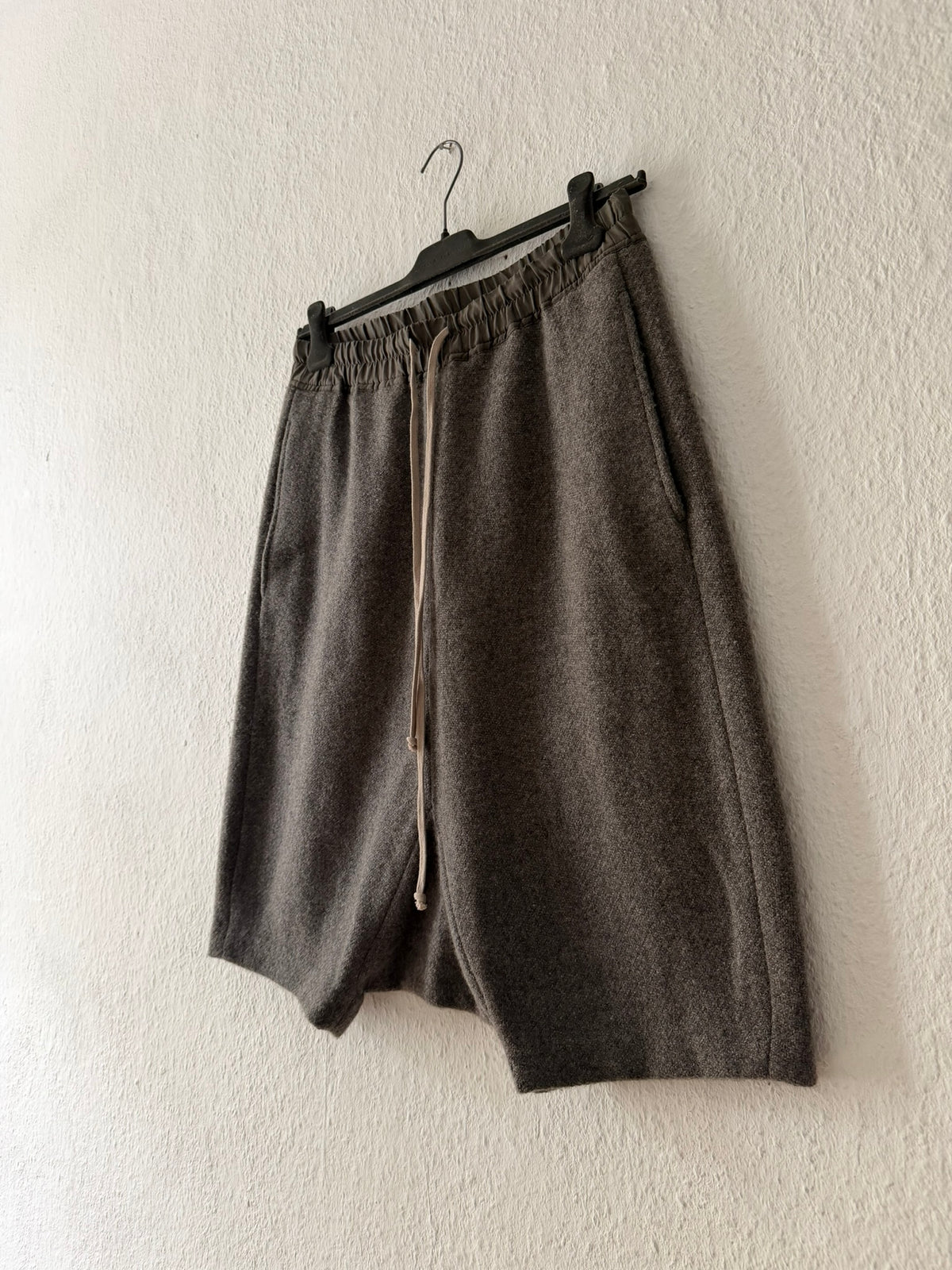 F/W 11 "LIMO" Cashmere & Wool Pod Shorts Rick Owens IT48/M