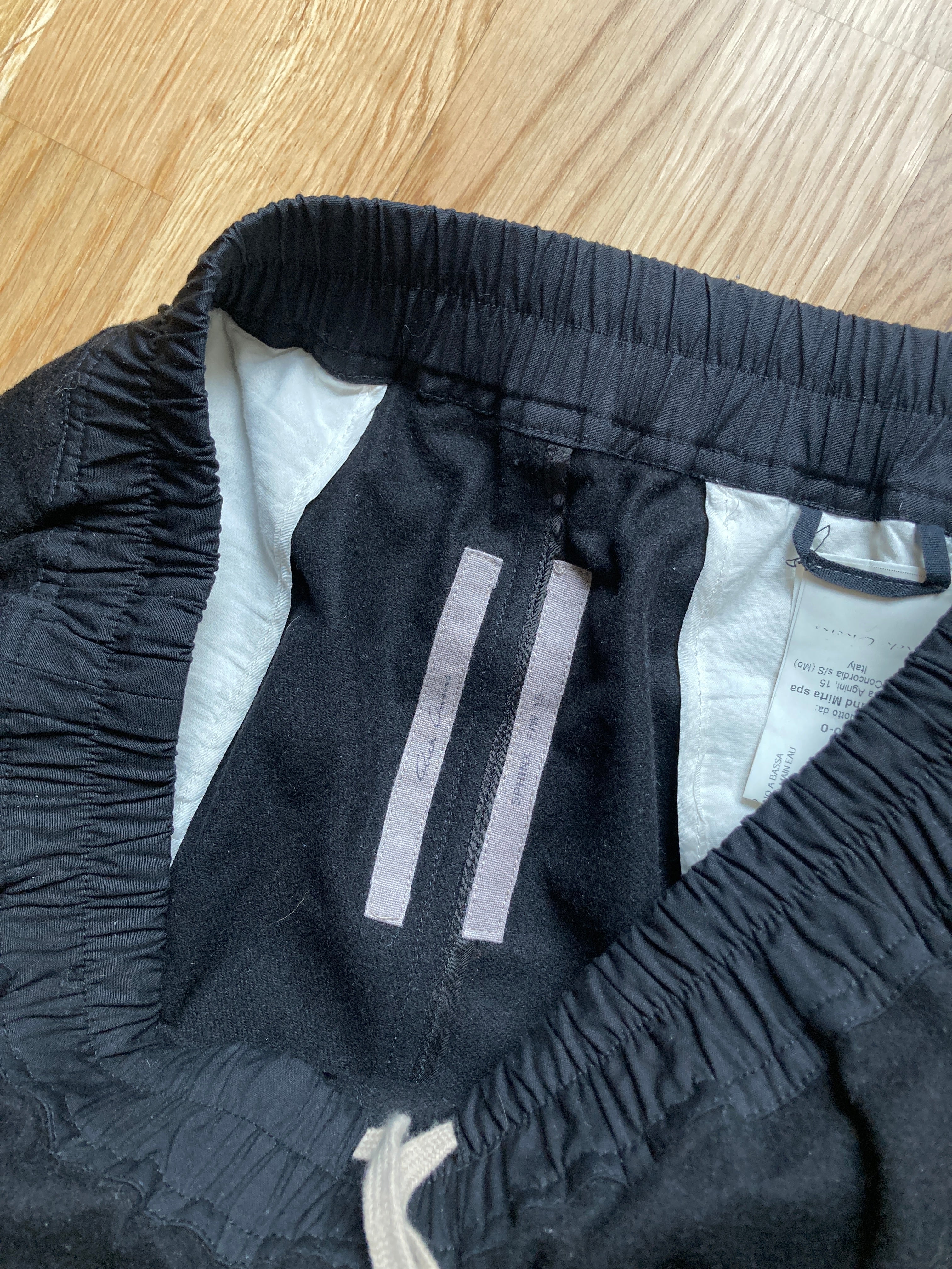 F/W 15 “SPHINX” Sample Wool Basket Swinger Shorts Rick Owens IT48/M