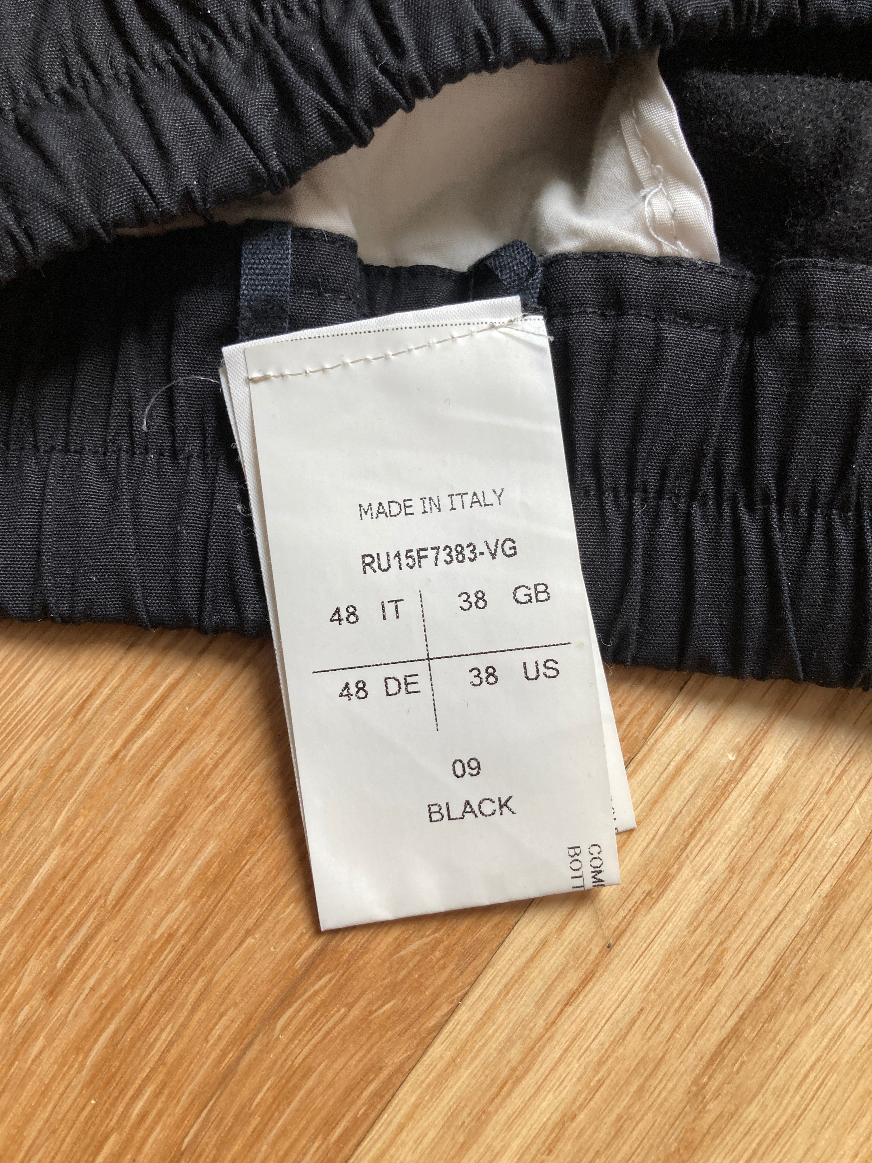 F/W 15 “SPHINX” Sample Wool Basket Swinger Shorts Rick Owens IT48/M
