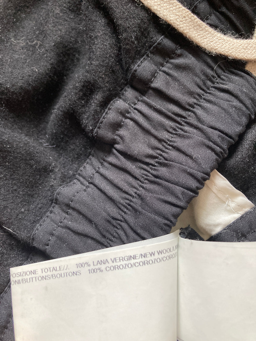 F/W 15 “SPHINX” Sample Wool Basket Swinger Shorts Rick Owens IT48/M