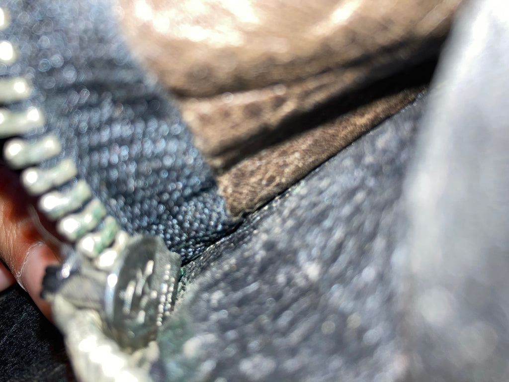 F/W 09 "CRUST" Blistered Lamb Leather Cargo Creeper Pull On Boots