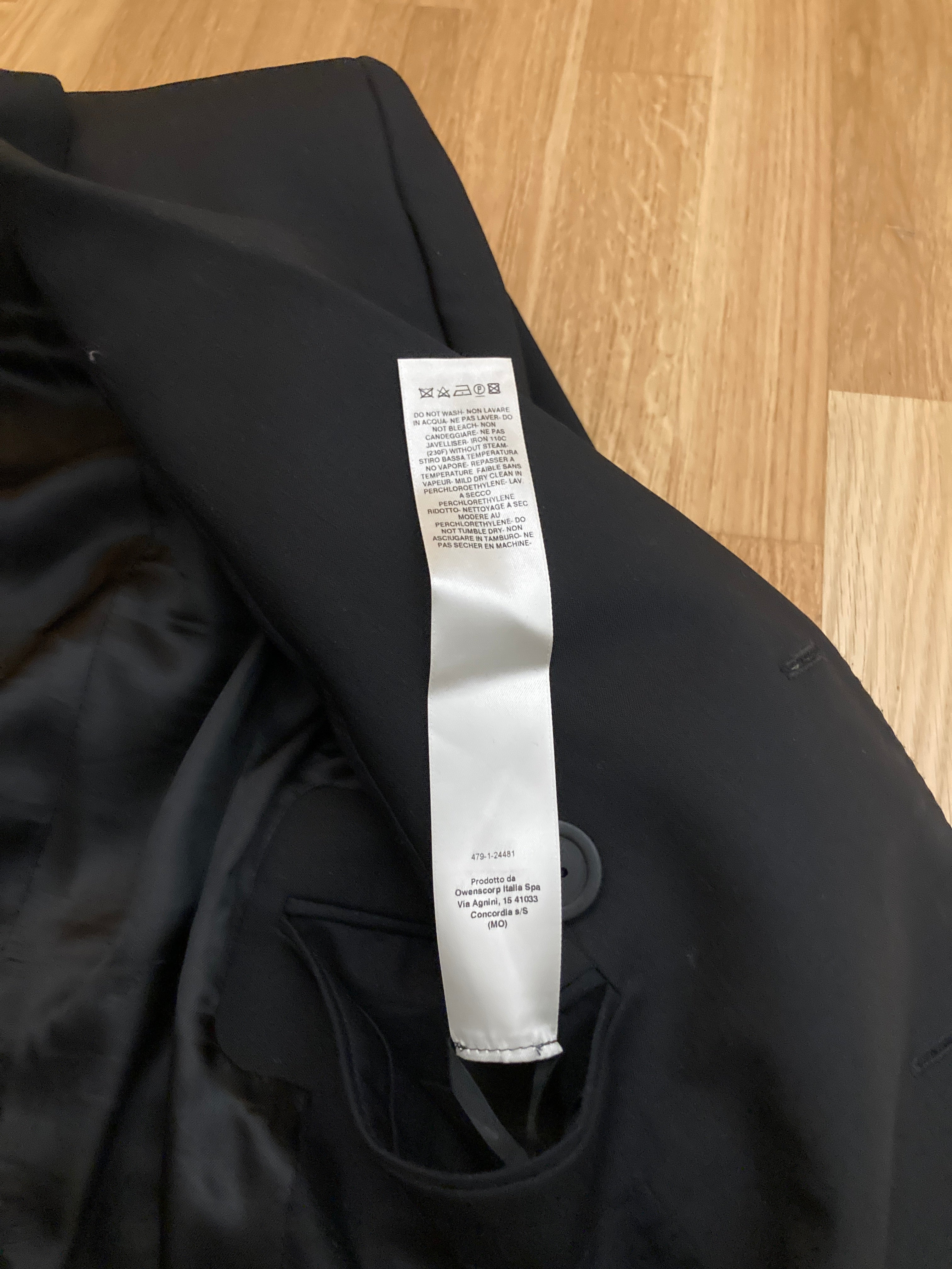 S/S 24 “LIDO” JMF Neue Alice Wool Blazer Rick Owens IT48