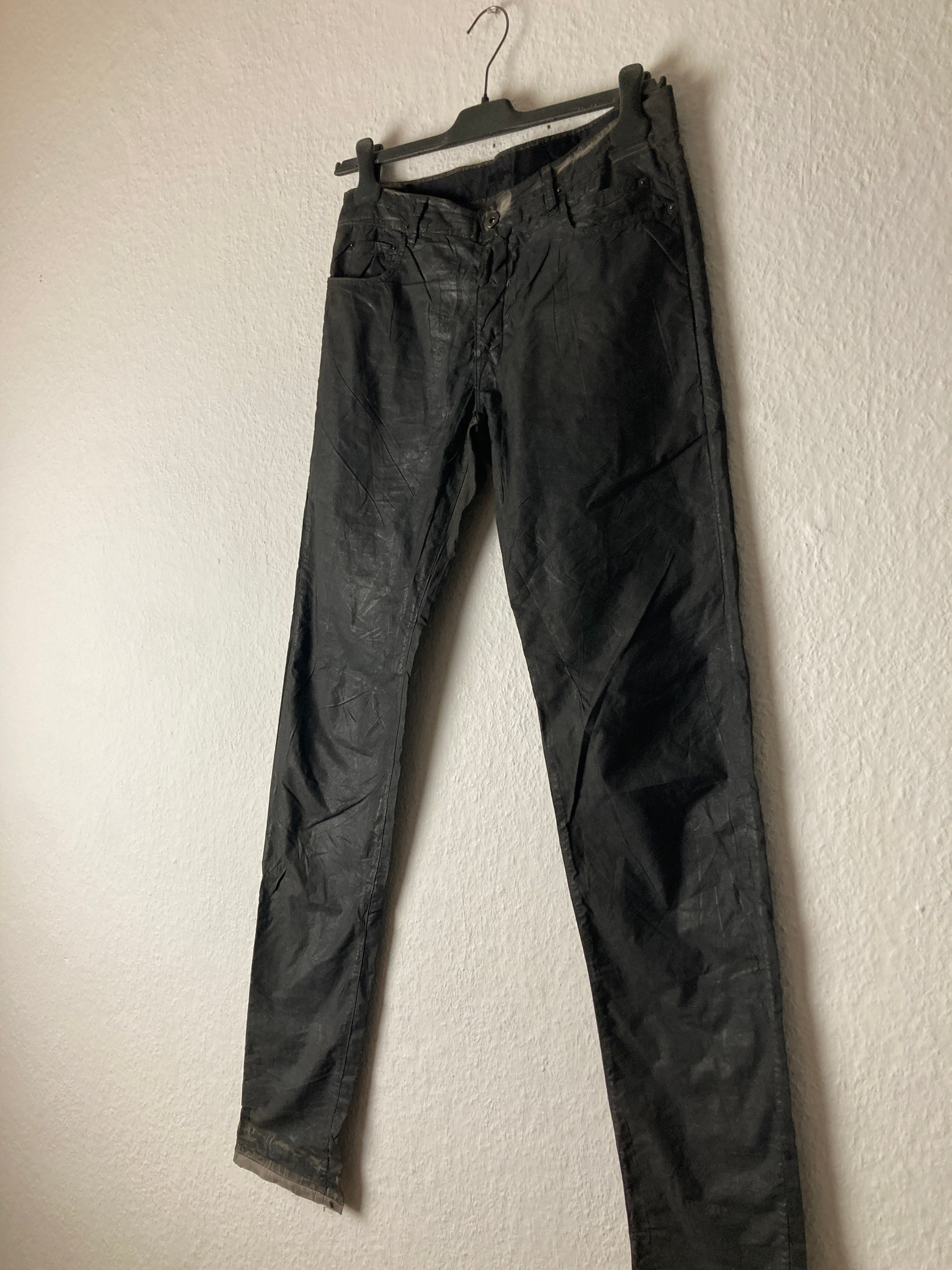 F/W 11 "LIMO" Waxed Mud Cloth Denim Jeans Rick Owens US32/M