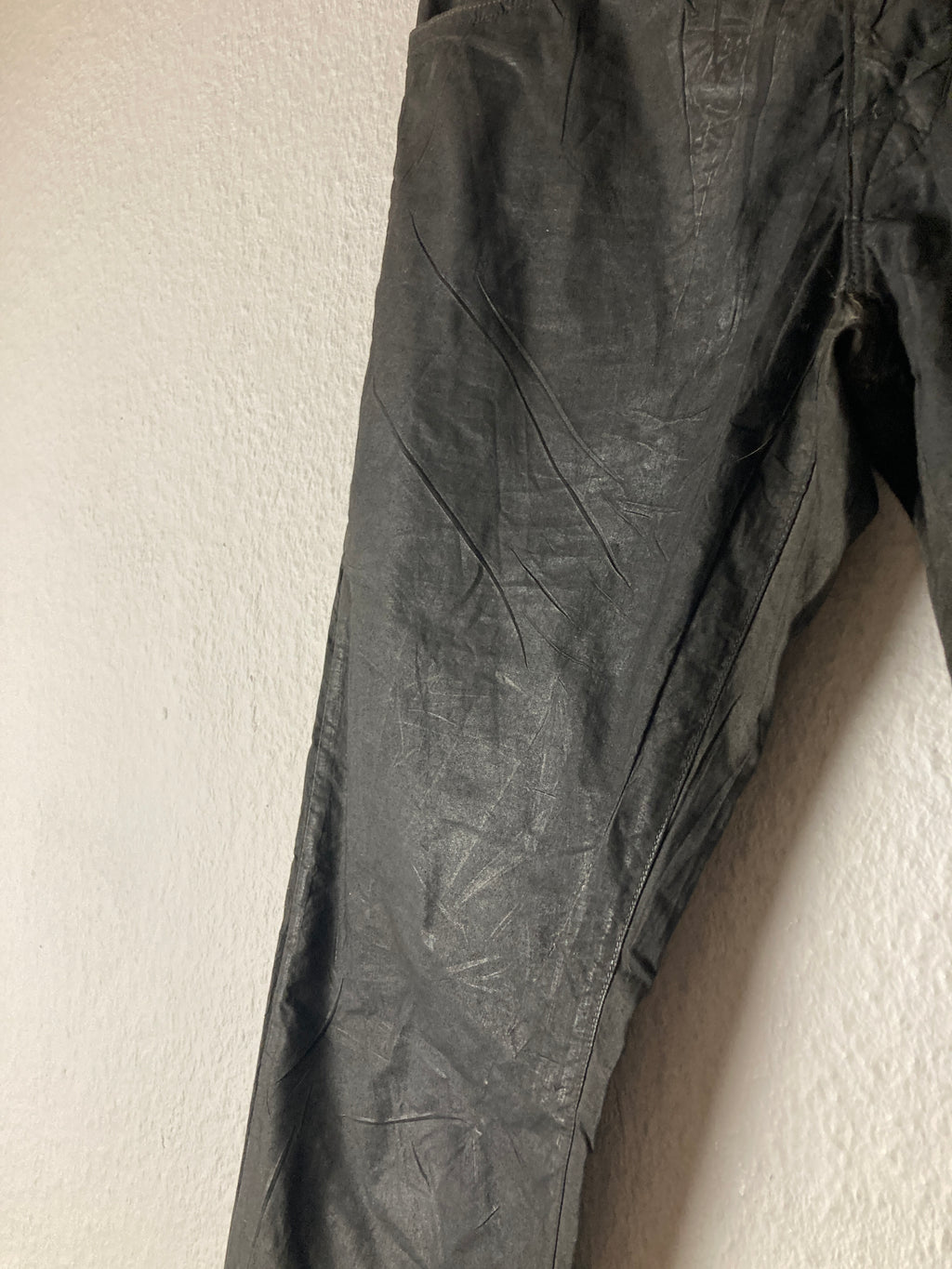 F/W 11 "LIMO" Waxed Mud Cloth Denim Jeans Rick Owens US32/M