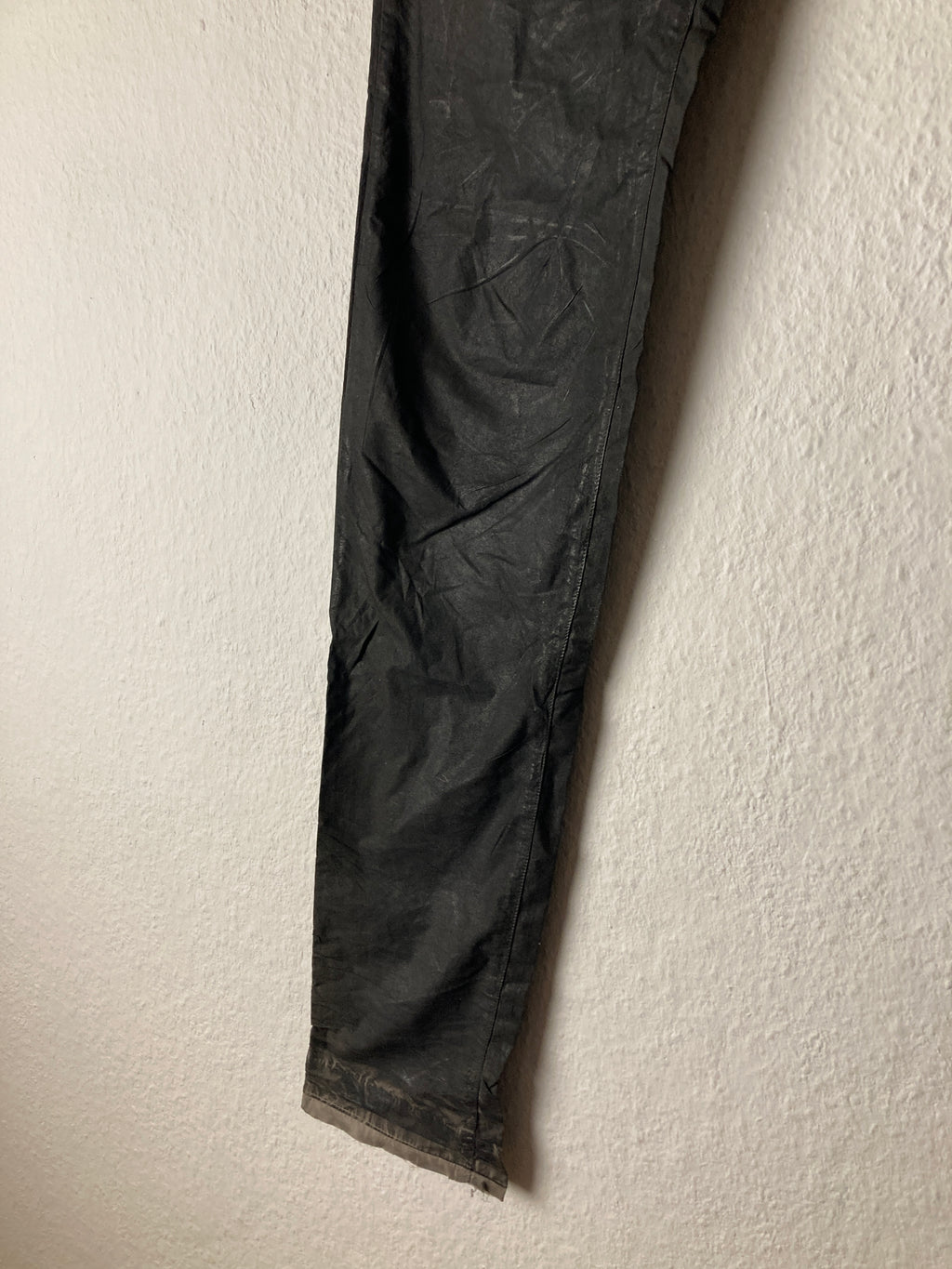 F/W 11 "LIMO" Waxed Mud Cloth Denim Jeans Rick Owens US32/M