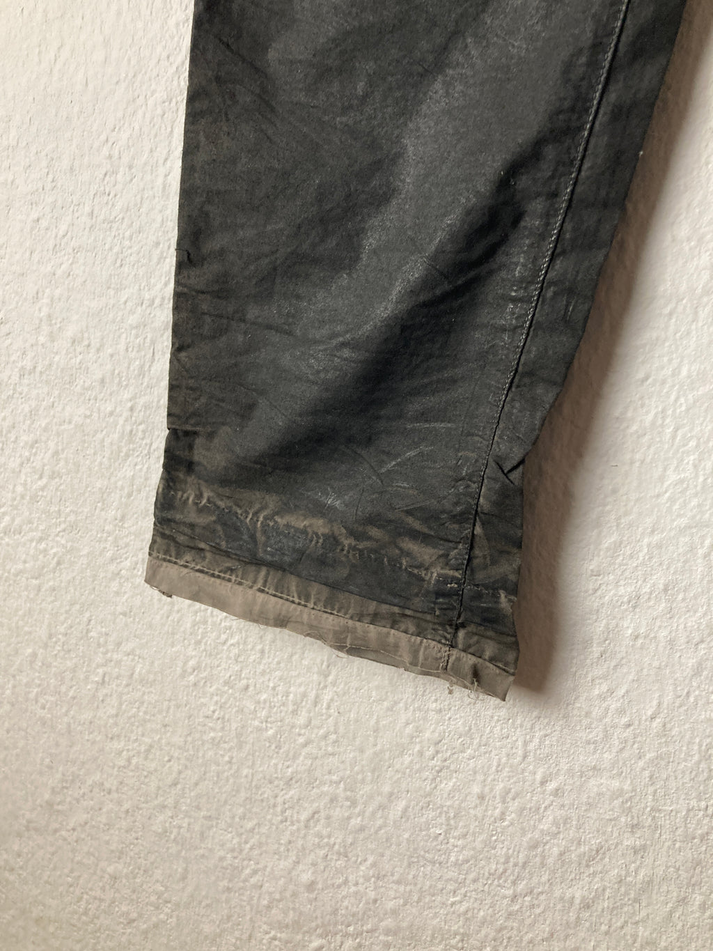 F/W 11 "LIMO" Waxed Mud Cloth Denim Jeans Rick Owens US32/M