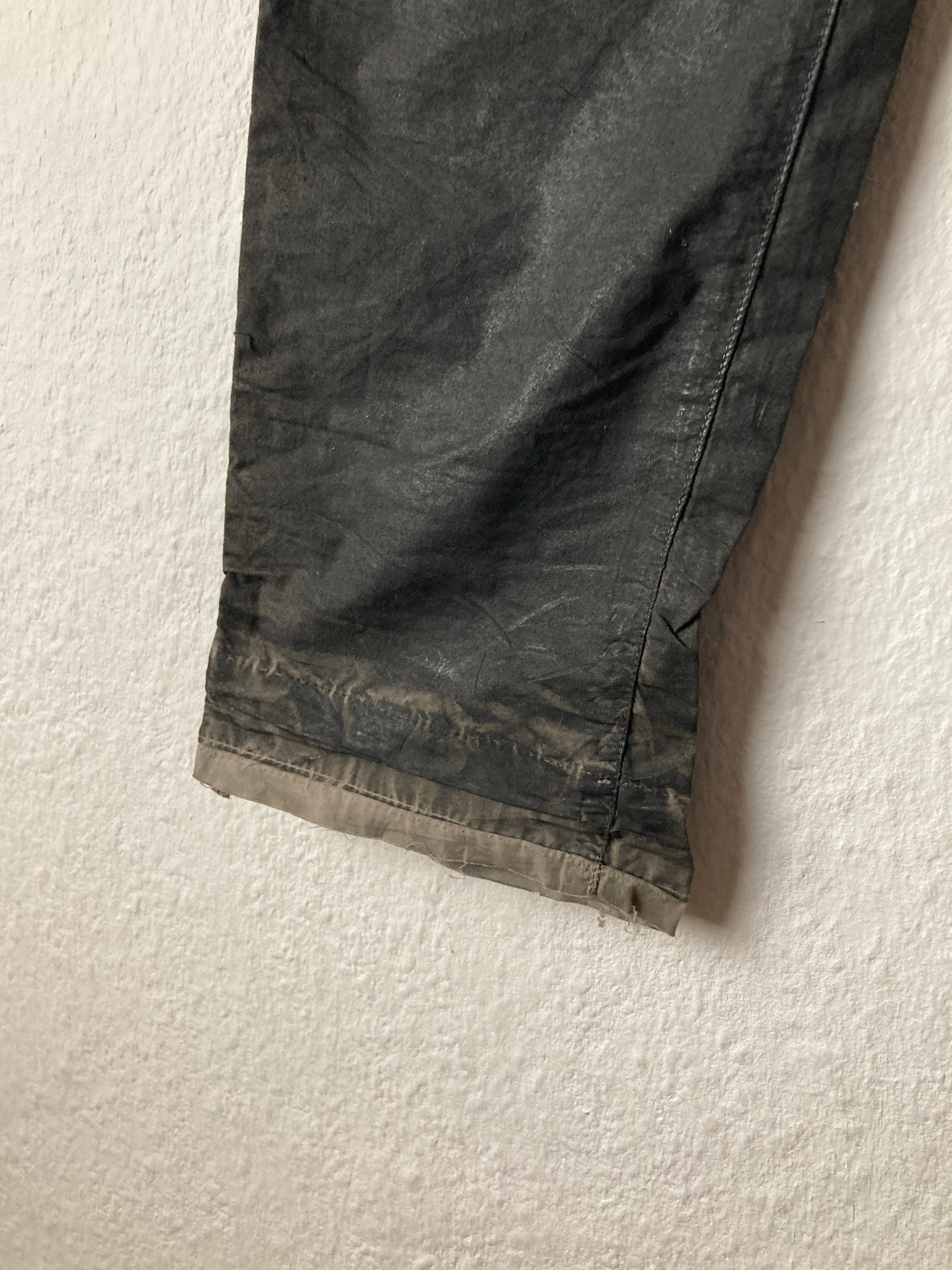 F/W 11 "LIMO" Waxed Mud Cloth Denim Jeans Rick Owens US32/M