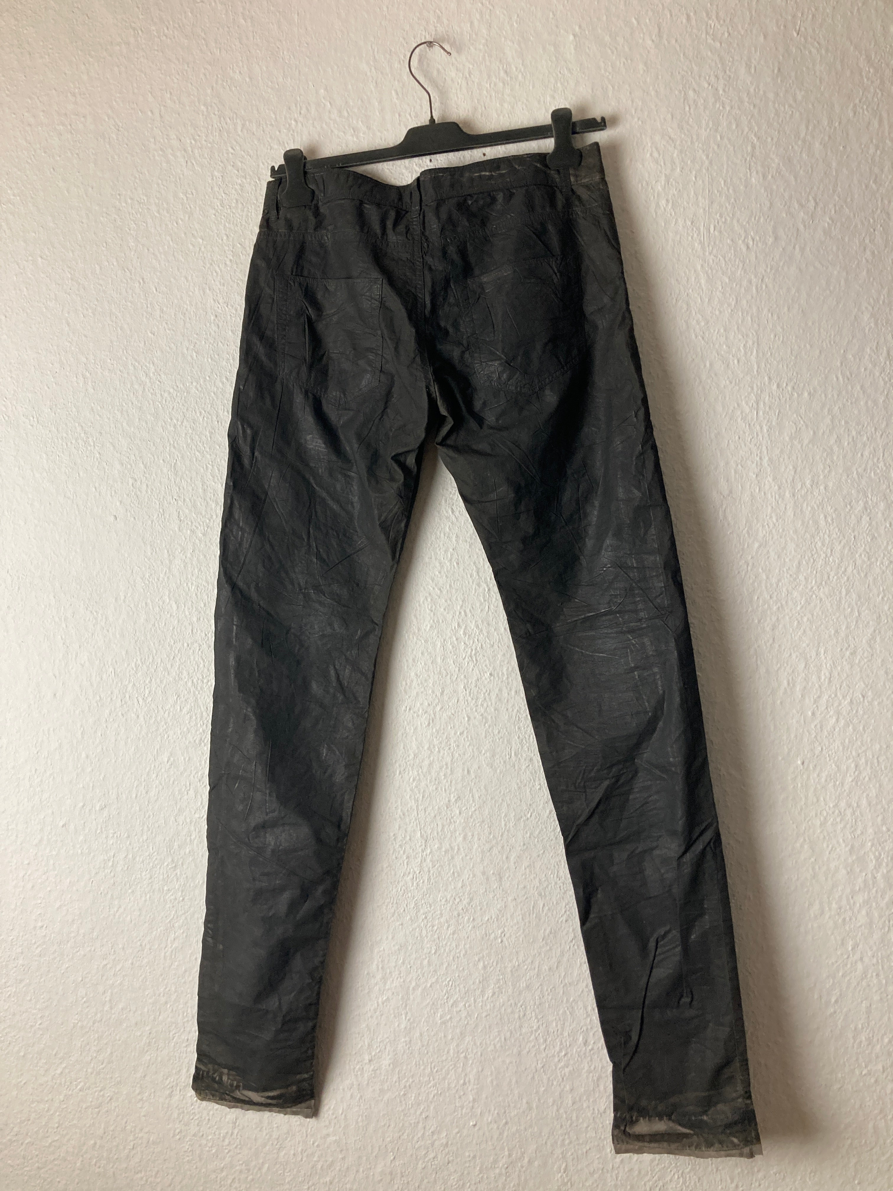 F/W 11 "LIMO" Waxed Mud Cloth Denim Jeans Rick Owens US32/M