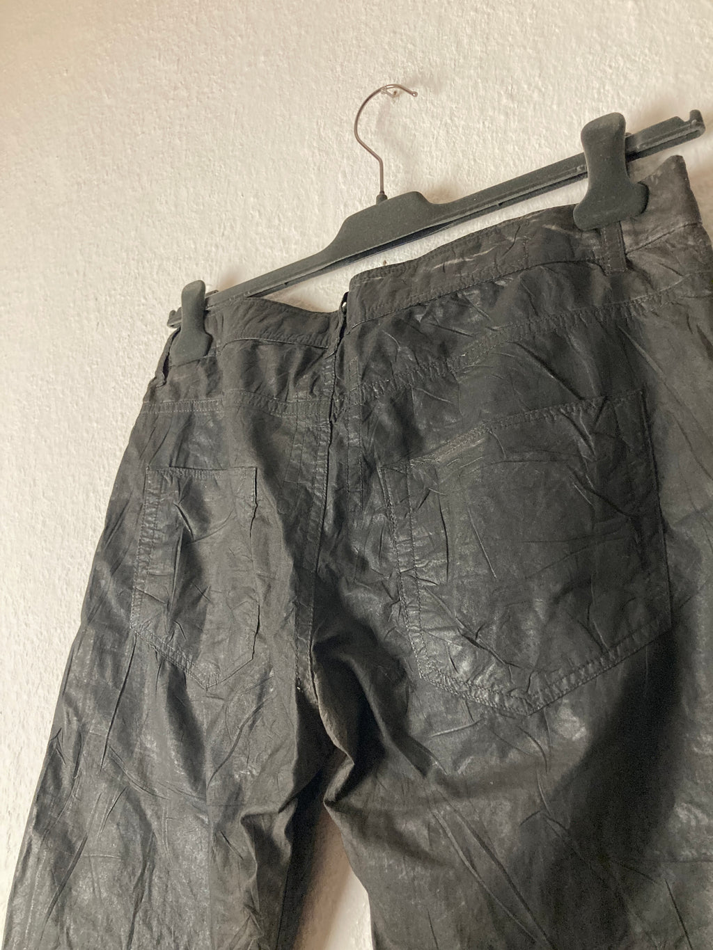 F/W 11 "LIMO" Waxed Mud Cloth Denim Jeans Rick Owens US32/M