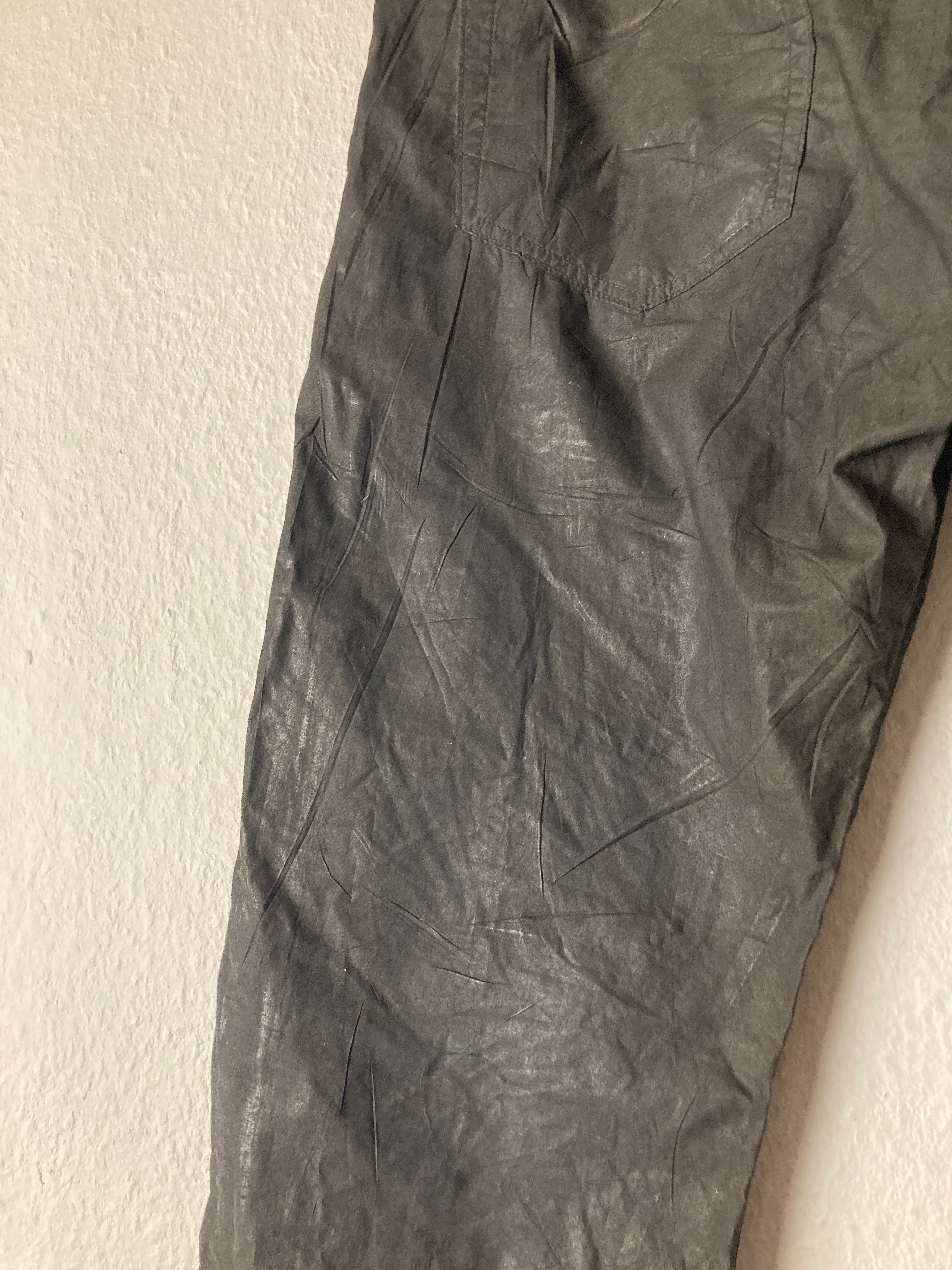 F/W 11 "LIMO" Waxed Mud Cloth Denim Jeans Rick Owens US32/M