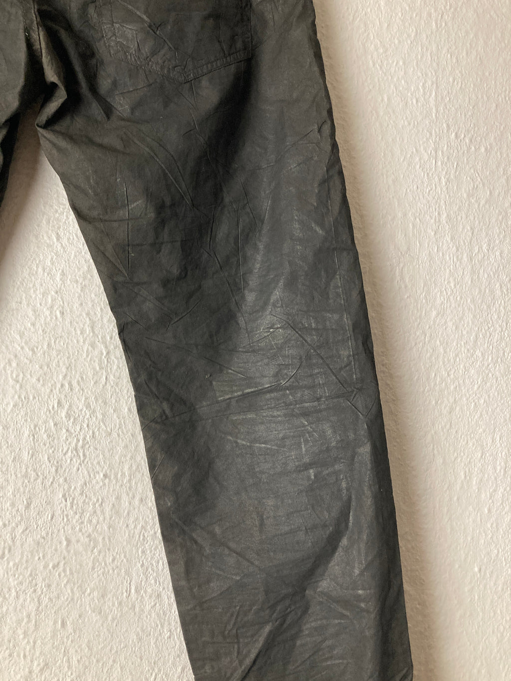 F/W 11 "LIMO" Waxed Mud Cloth Denim Jeans Rick Owens US32/M