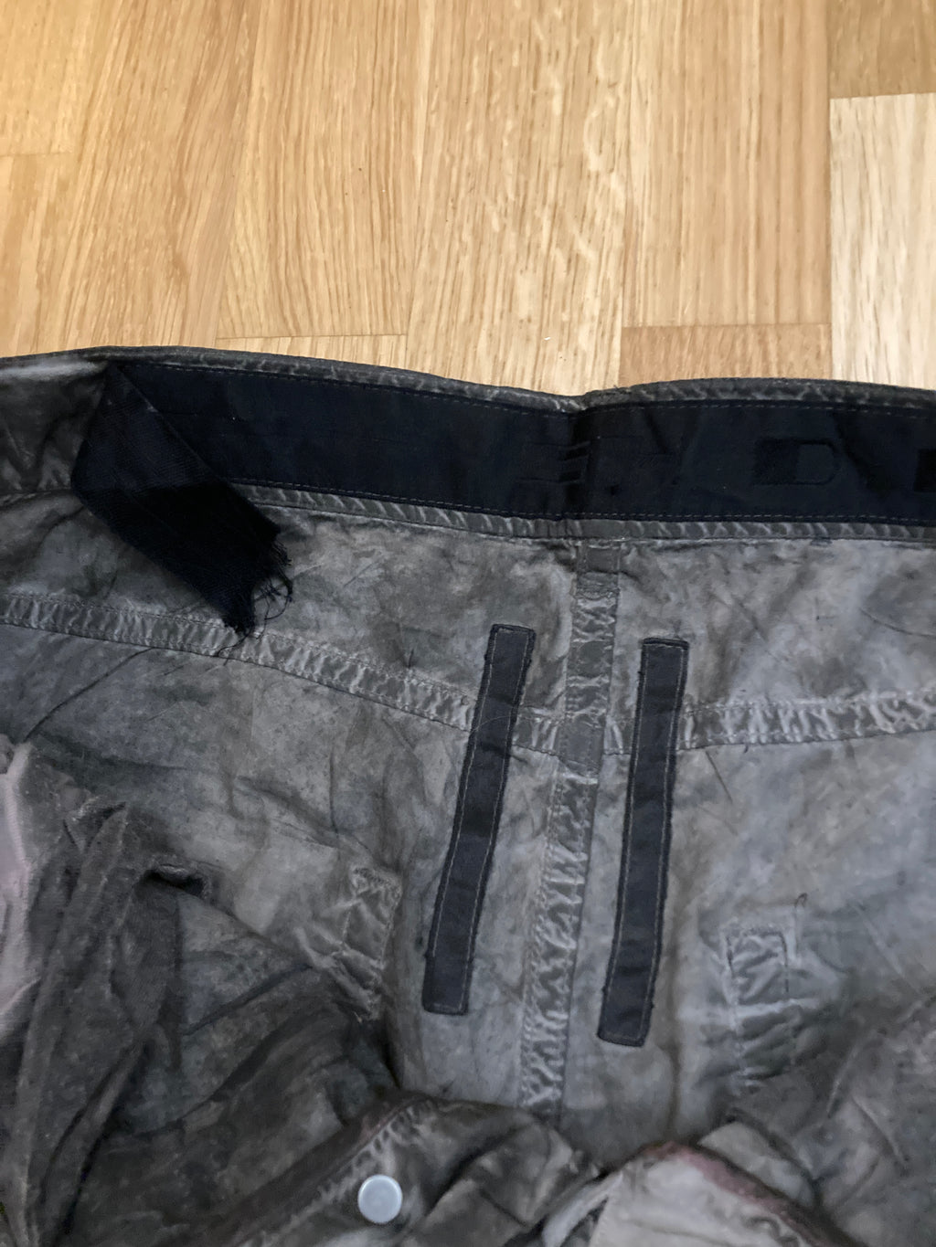 F/W 11 "LIMO" Waxed Mud Cloth Denim Jeans Rick Owens US32/M