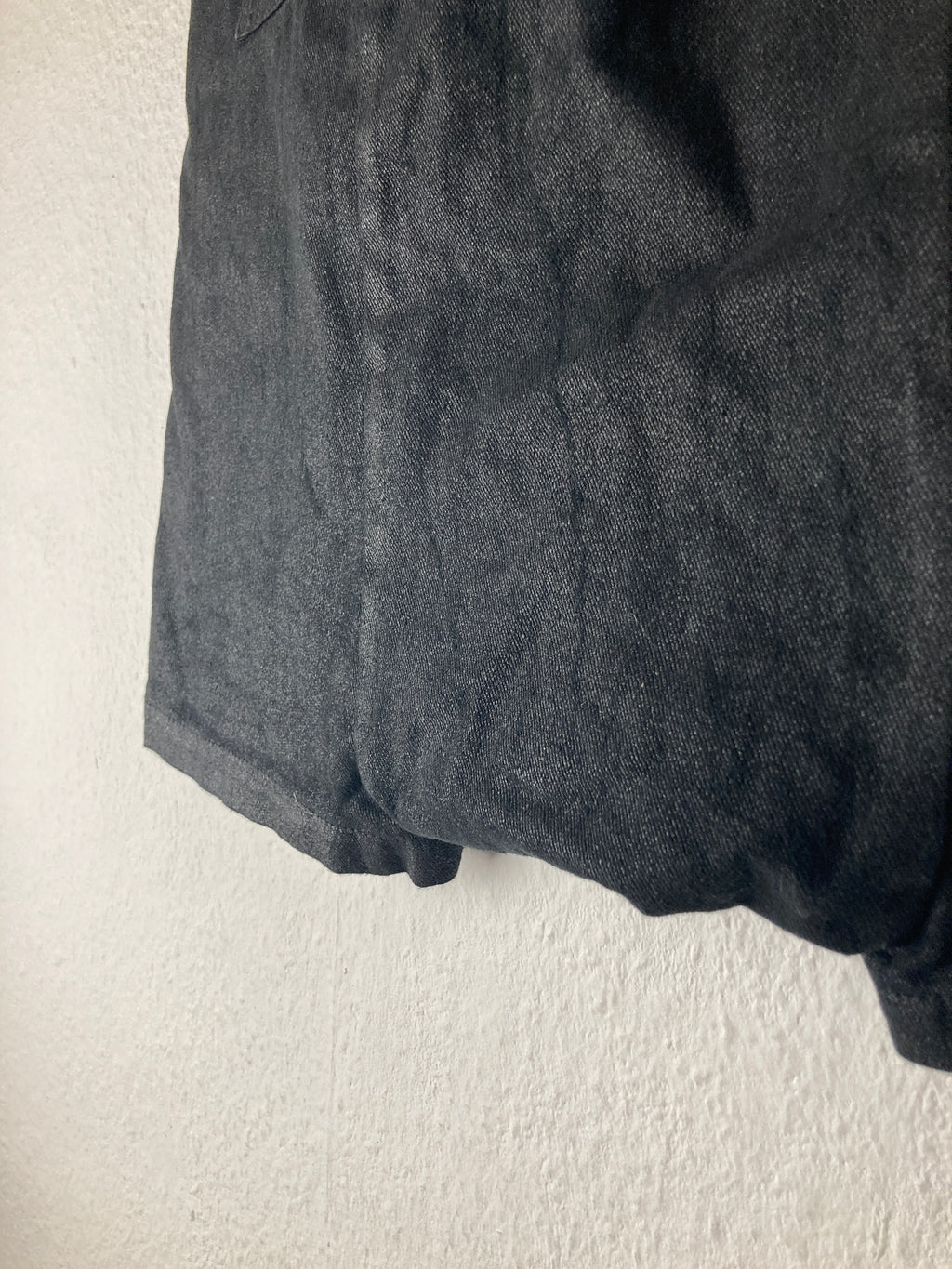 F/W 12 "MOUNTAIN" Waxed "Black Vintage" Pod Shorts Rick Owens M