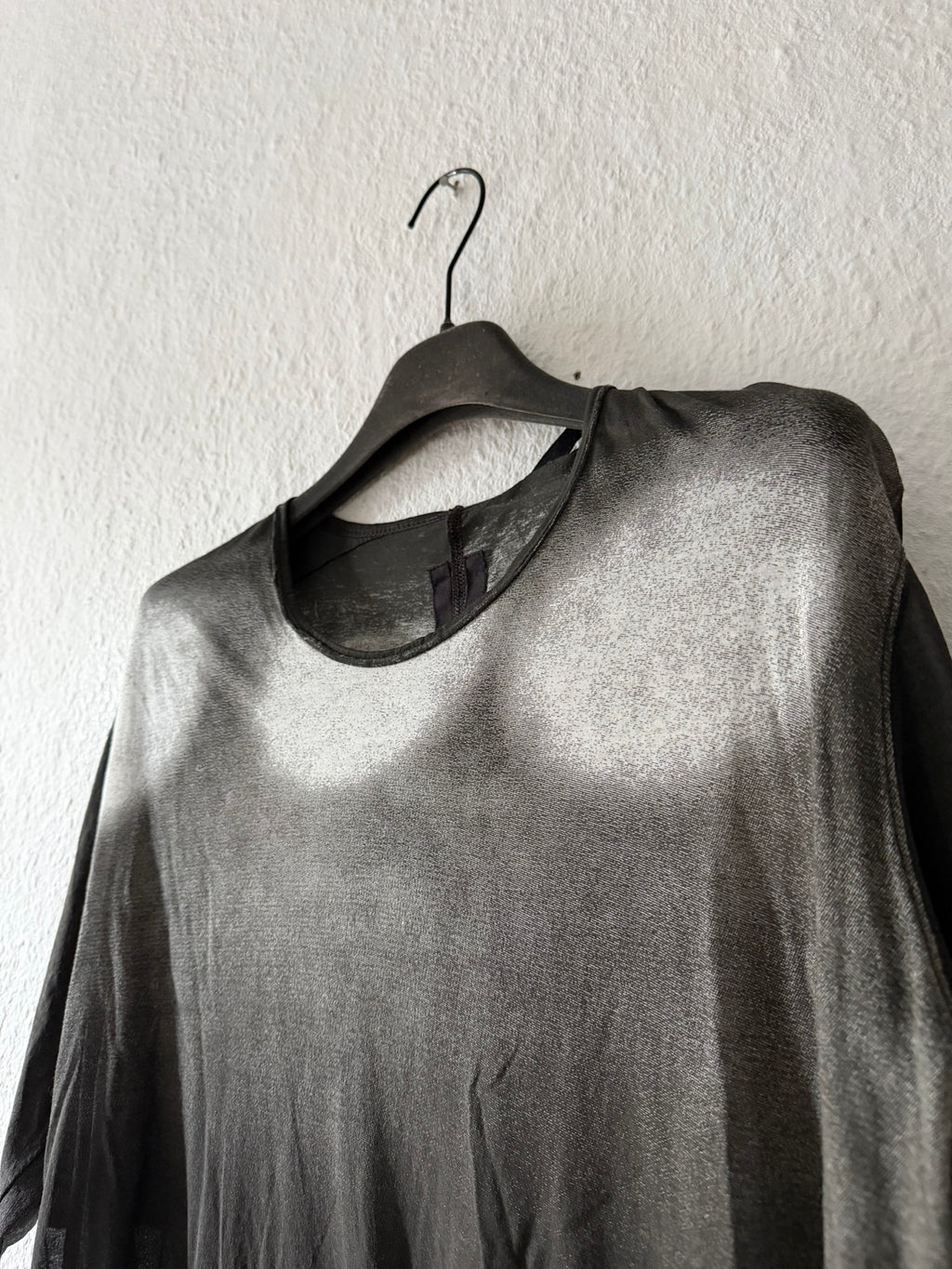 F/W 11 "LIMO" Semi-Sheer Degradé Short Sleeve T-Shirt