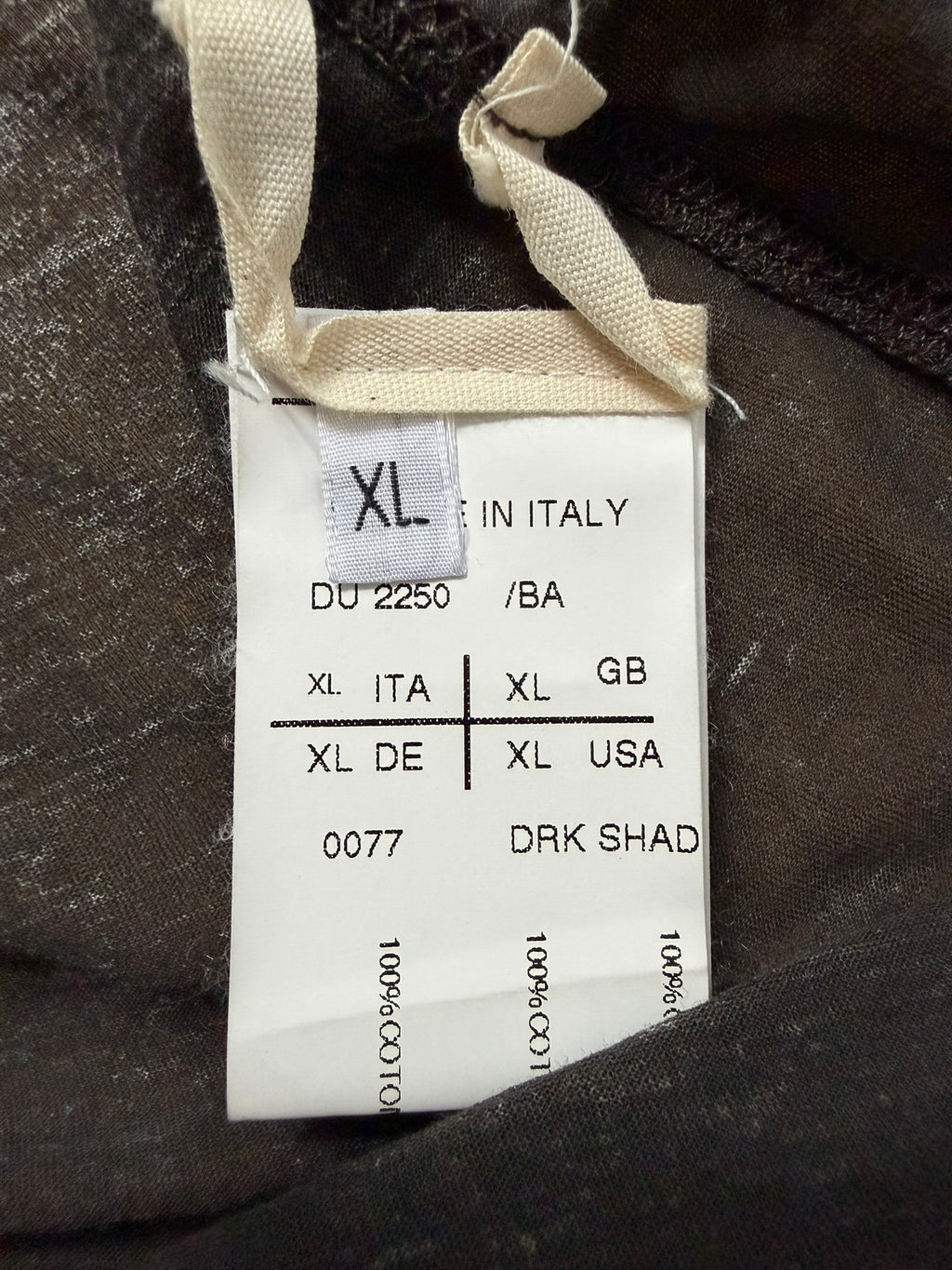 F/W 11 "LIMO" Semi-Sheer Degradé Short Sleeve T-Shirt