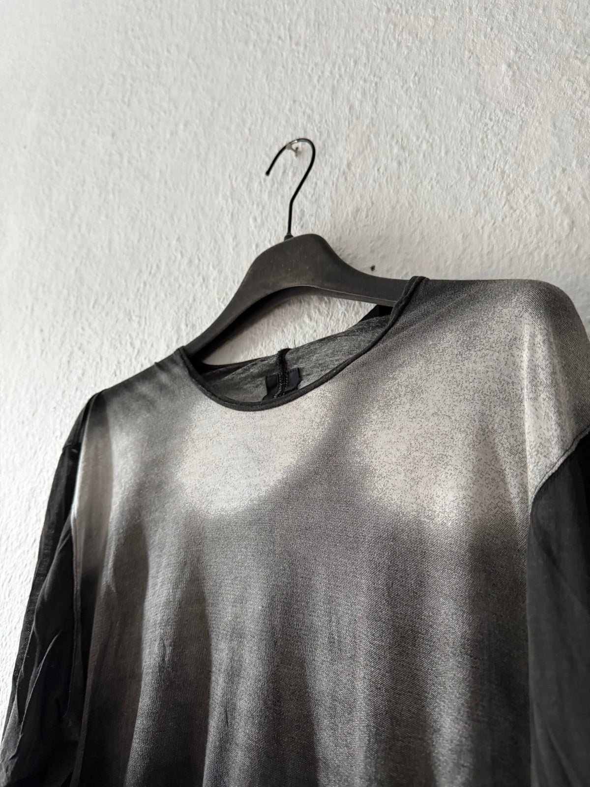 F/W 11 "LIMO" Semi-Sheer Degradé Longsleeve T-Shirt