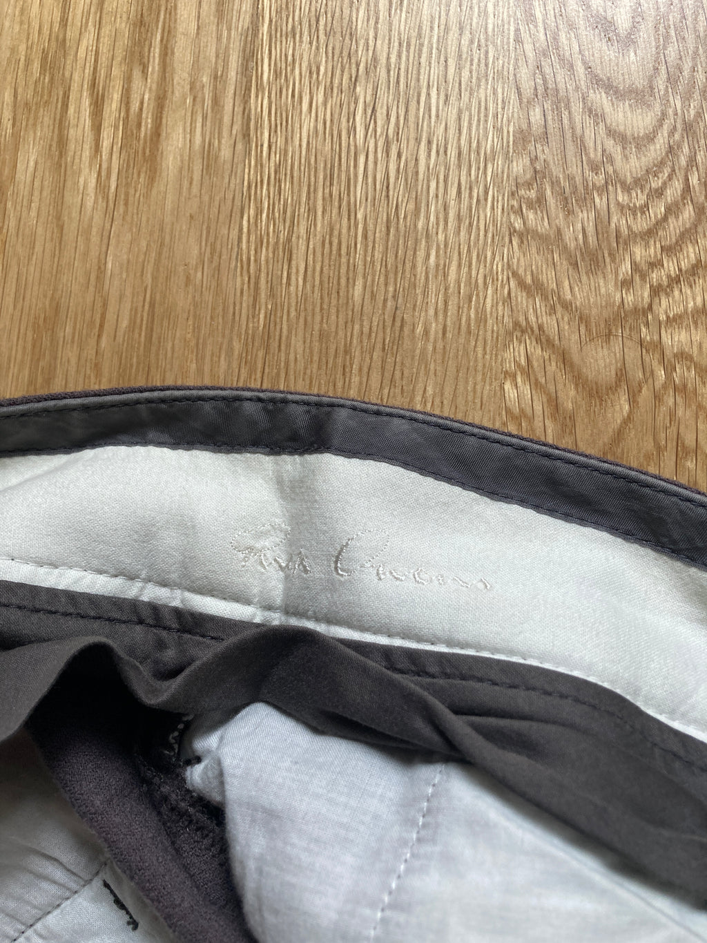 F/W 10 "GLEAM" Cropped Pleated Runway Wool Pants