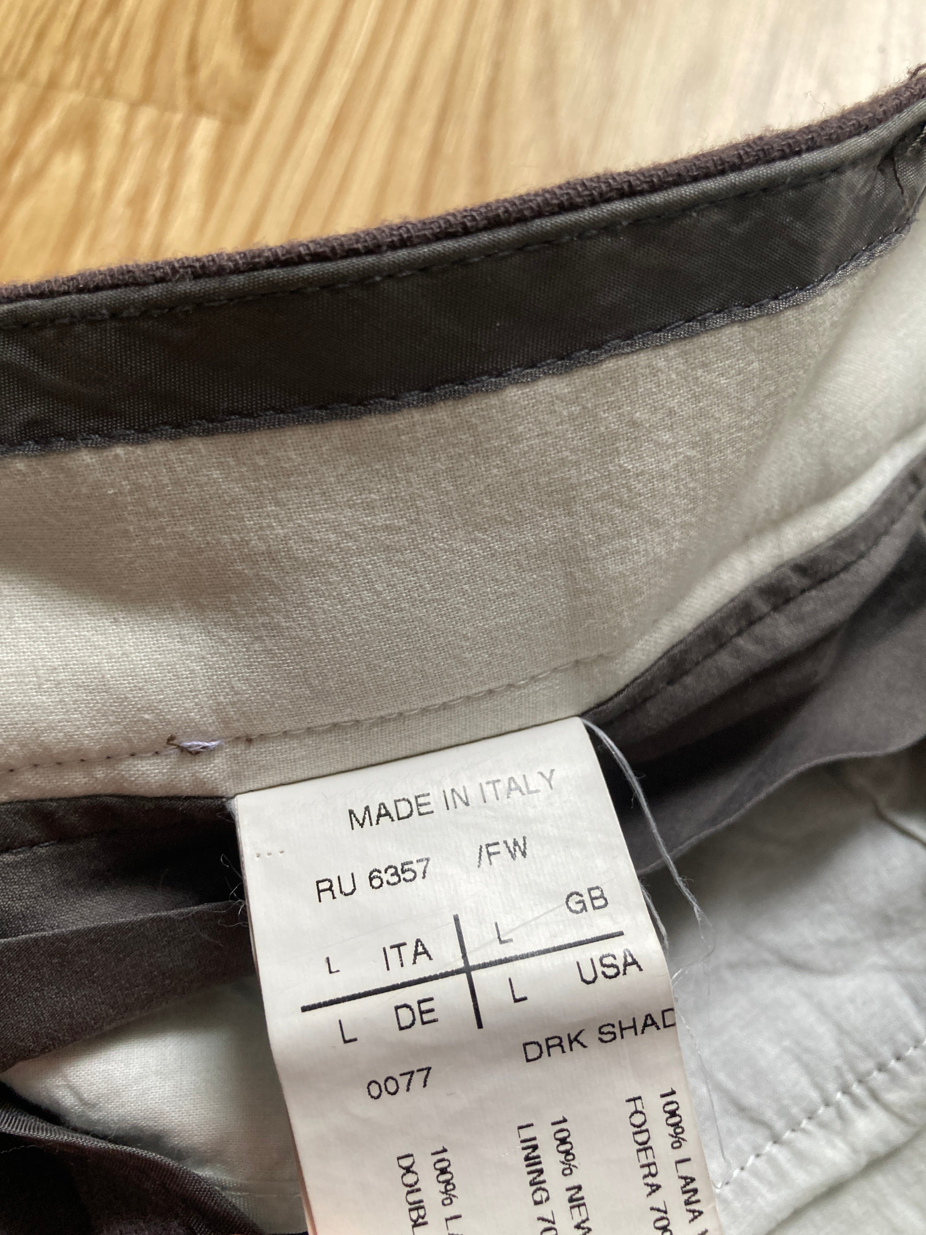 F/W 10 "GLEAM" Cropped Pleated Runway Wool Pants