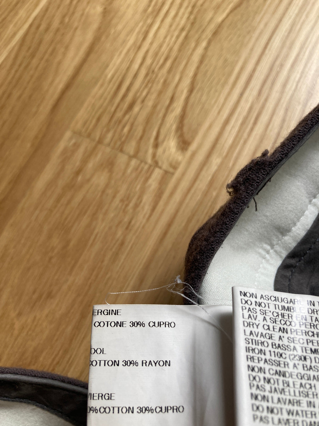 F/W 10 "GLEAM" Cropped Pleated Runway Wool Pants