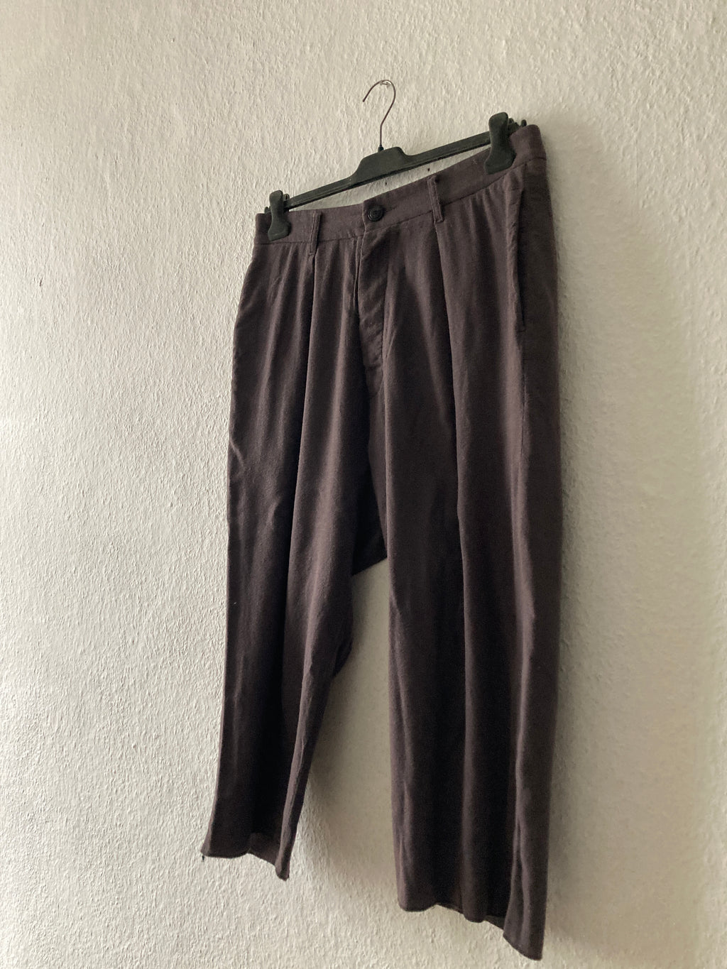 F/W 10 "GLEAM" Cropped Pleated Runway Wool Pants