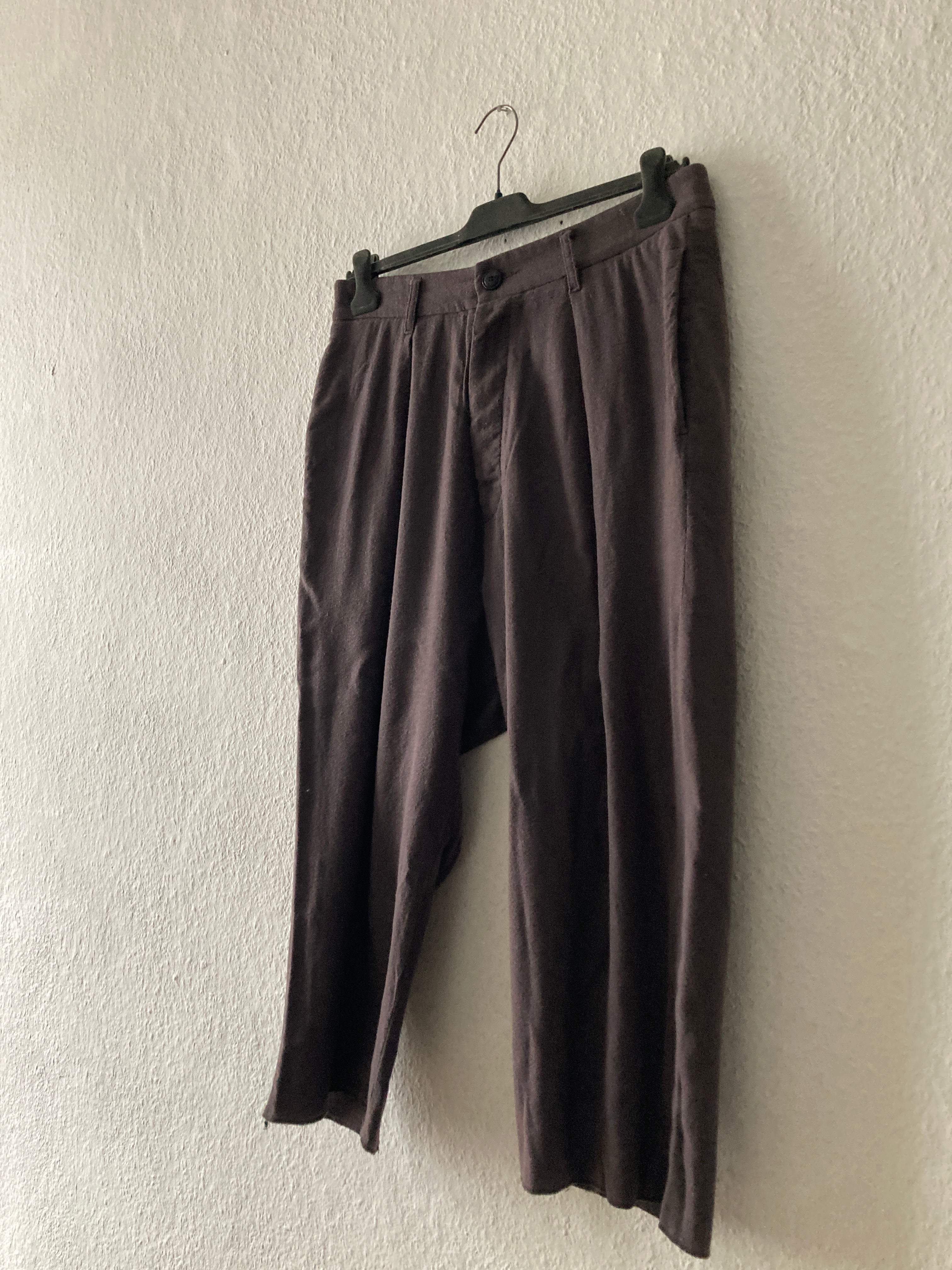 F/W 10 "GLEAM" Cropped Pleated Runway Wool Pants