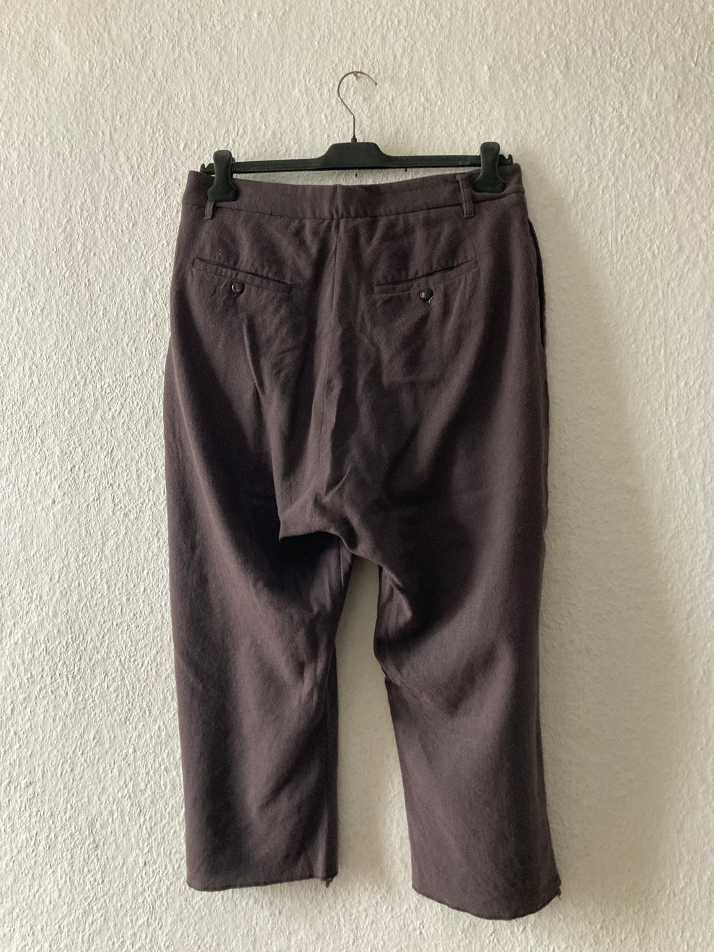 F/W 10 "GLEAM" Cropped Pleated Runway Wool Pants
