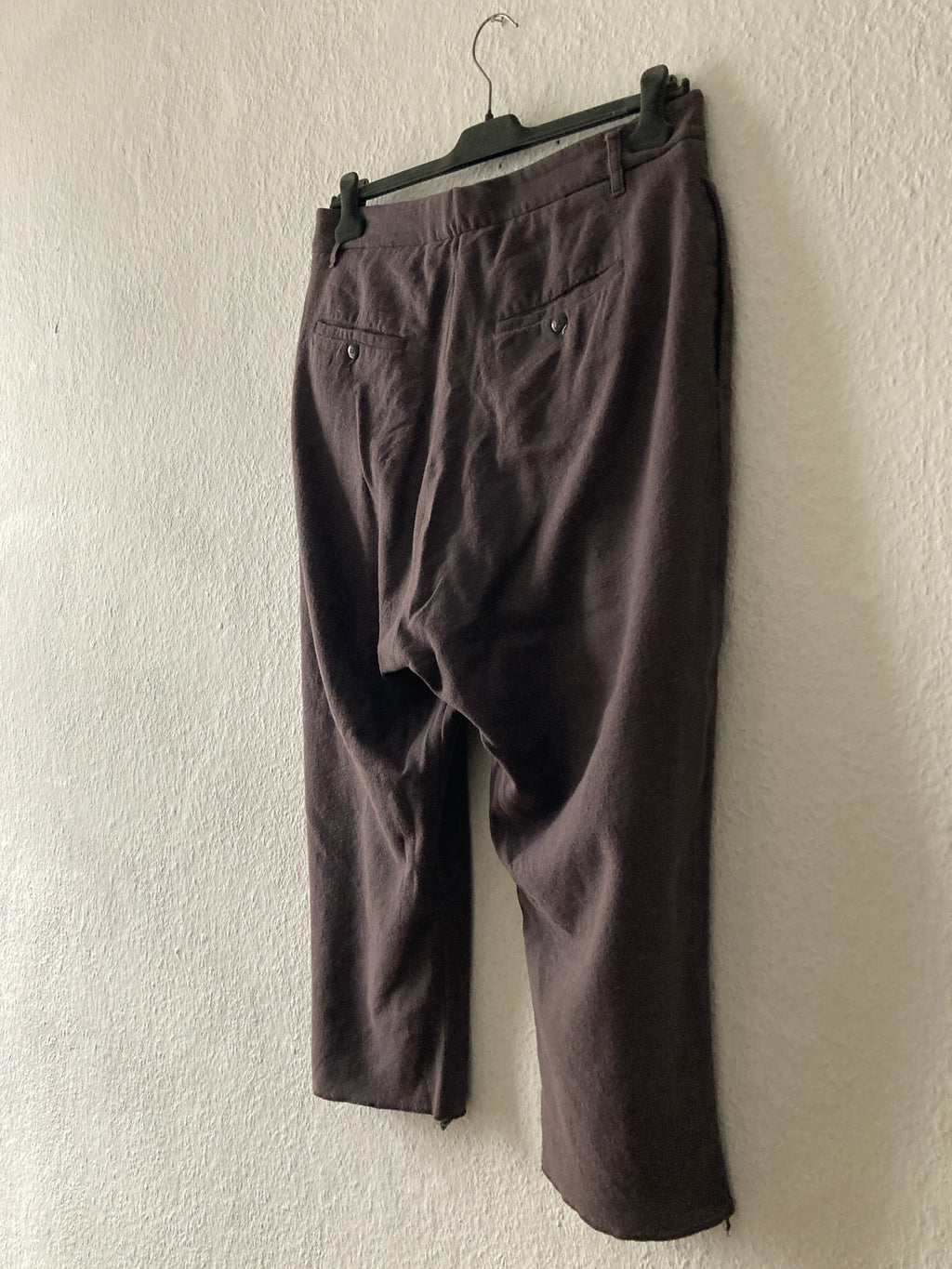 F/W 10 "GLEAM" Cropped Pleated Runway Wool Pants