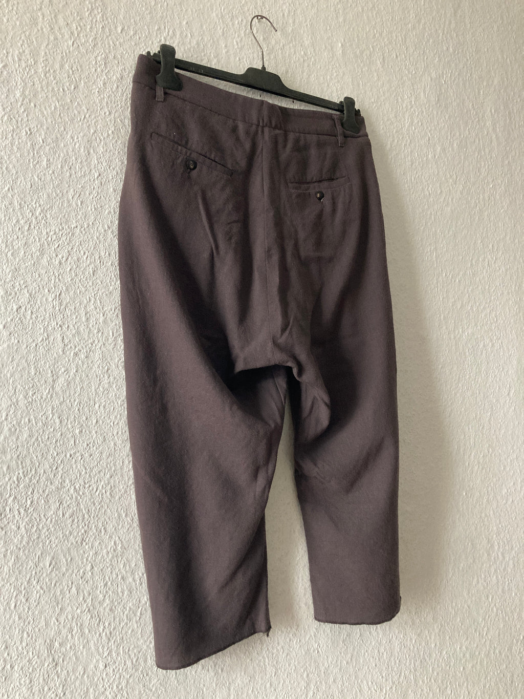 F/W 10 "GLEAM" Cropped Pleated Runway Wool Pants