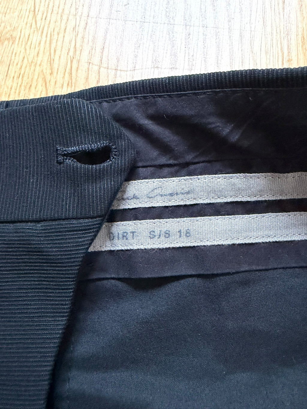 S/S 18 "DIRT" Sample Cotton & Viscose Runway Viscontis Rick Owens IT48/M
