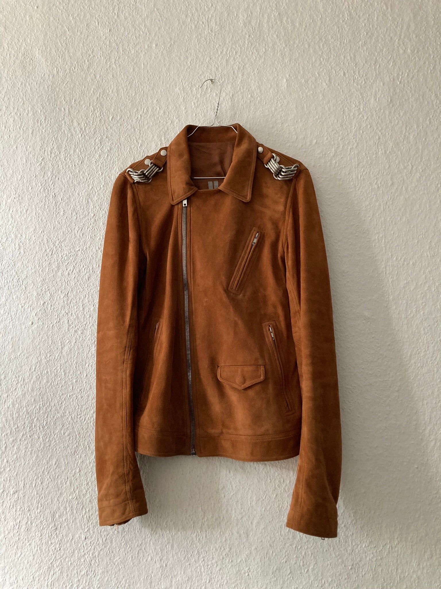 F/W 19 "LARRY" Chain Suede Leather Rotterdam Jacket