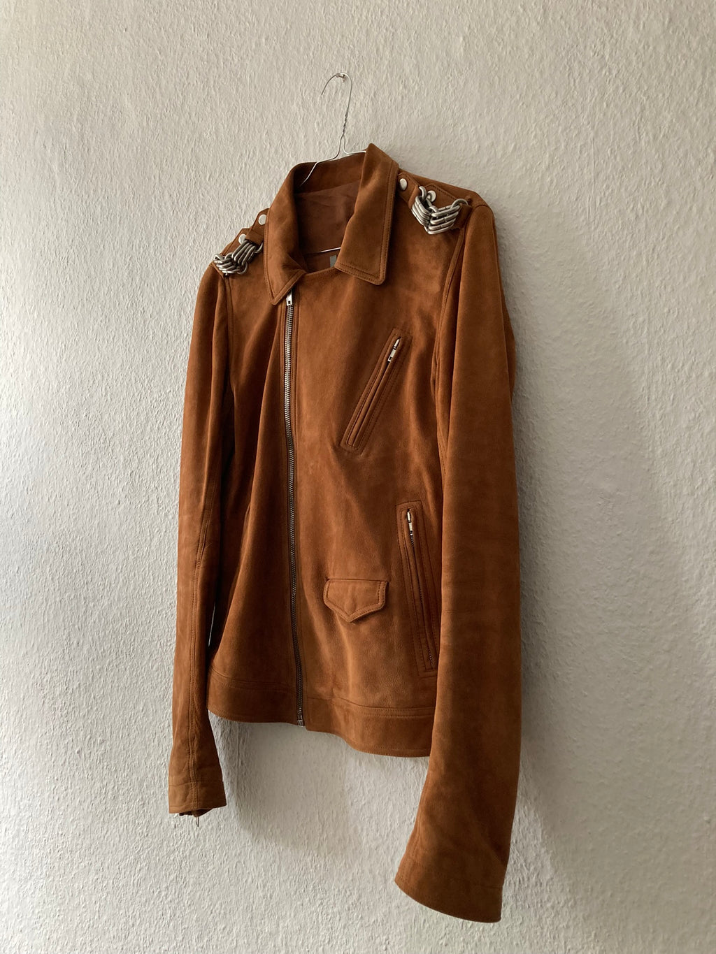 F/W 19 "LARRY" Chain Suede Leather Rotterdam Jacket