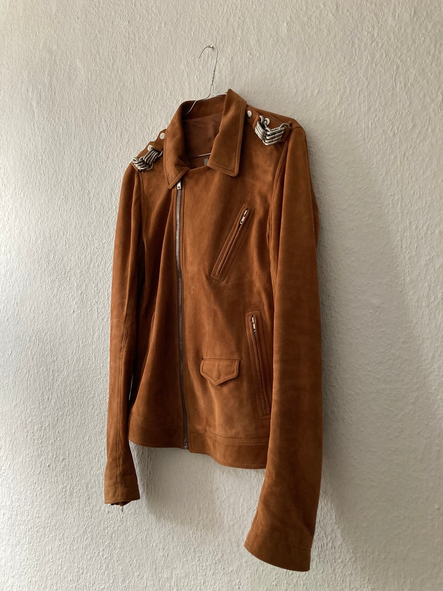 F/W 19 "LARRY" Chain Suede Leather Rotterdam Jacket