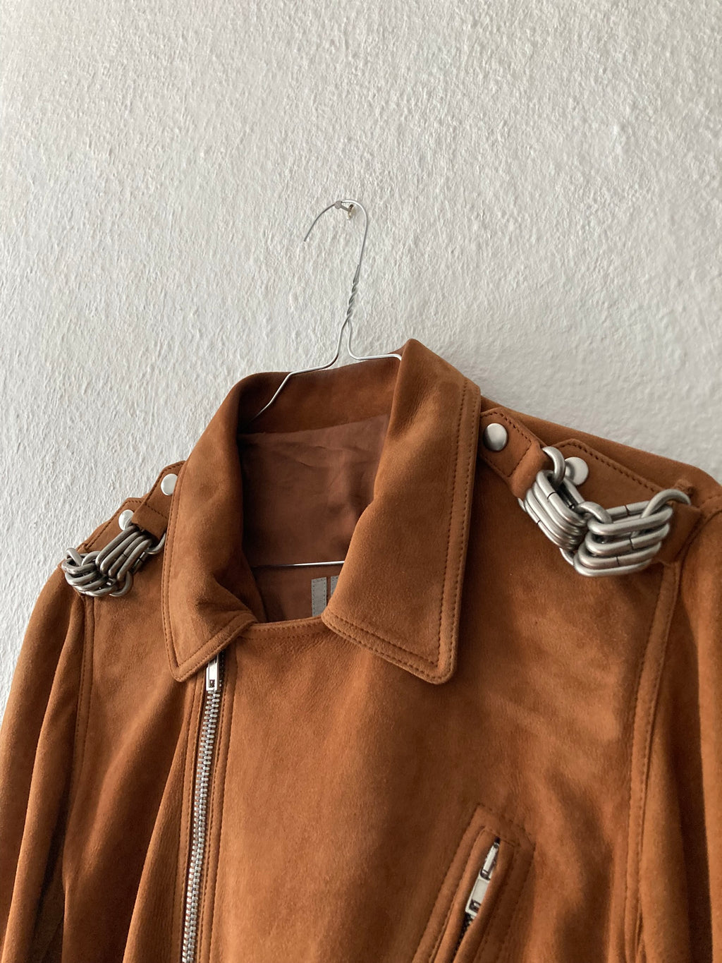 F/W 19 "LARRY" Chain Suede Leather Rotterdam Jacket