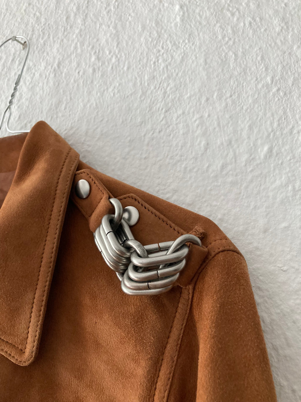 F/W 19 "LARRY" Chain Suede Leather Rotterdam Jacket