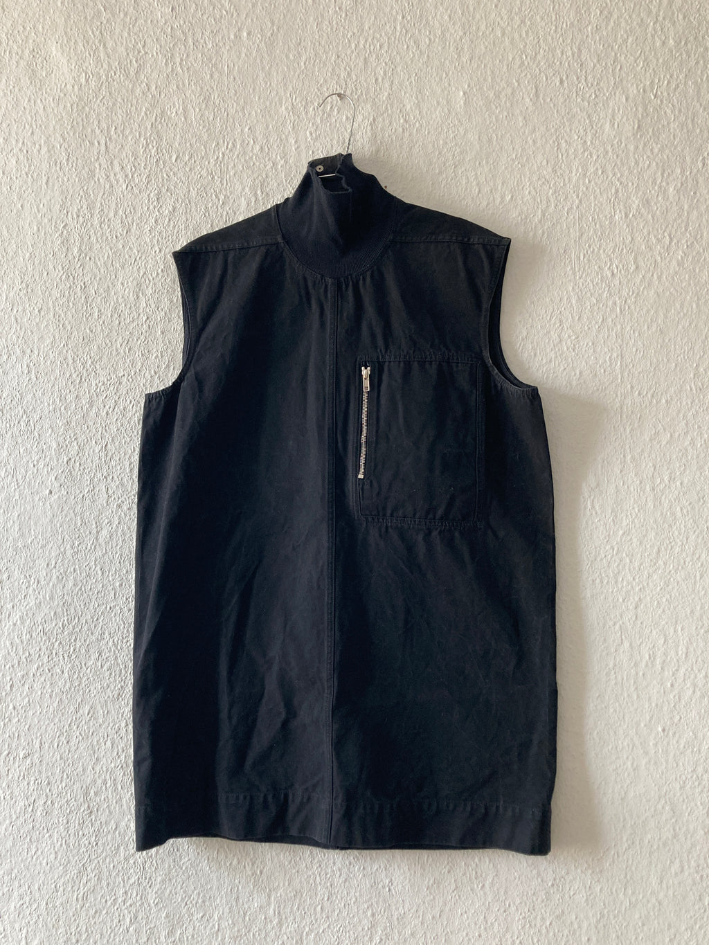 F/W 15 "SPHINX" Sleeveless Runway Rollneck Top Rick Owens M