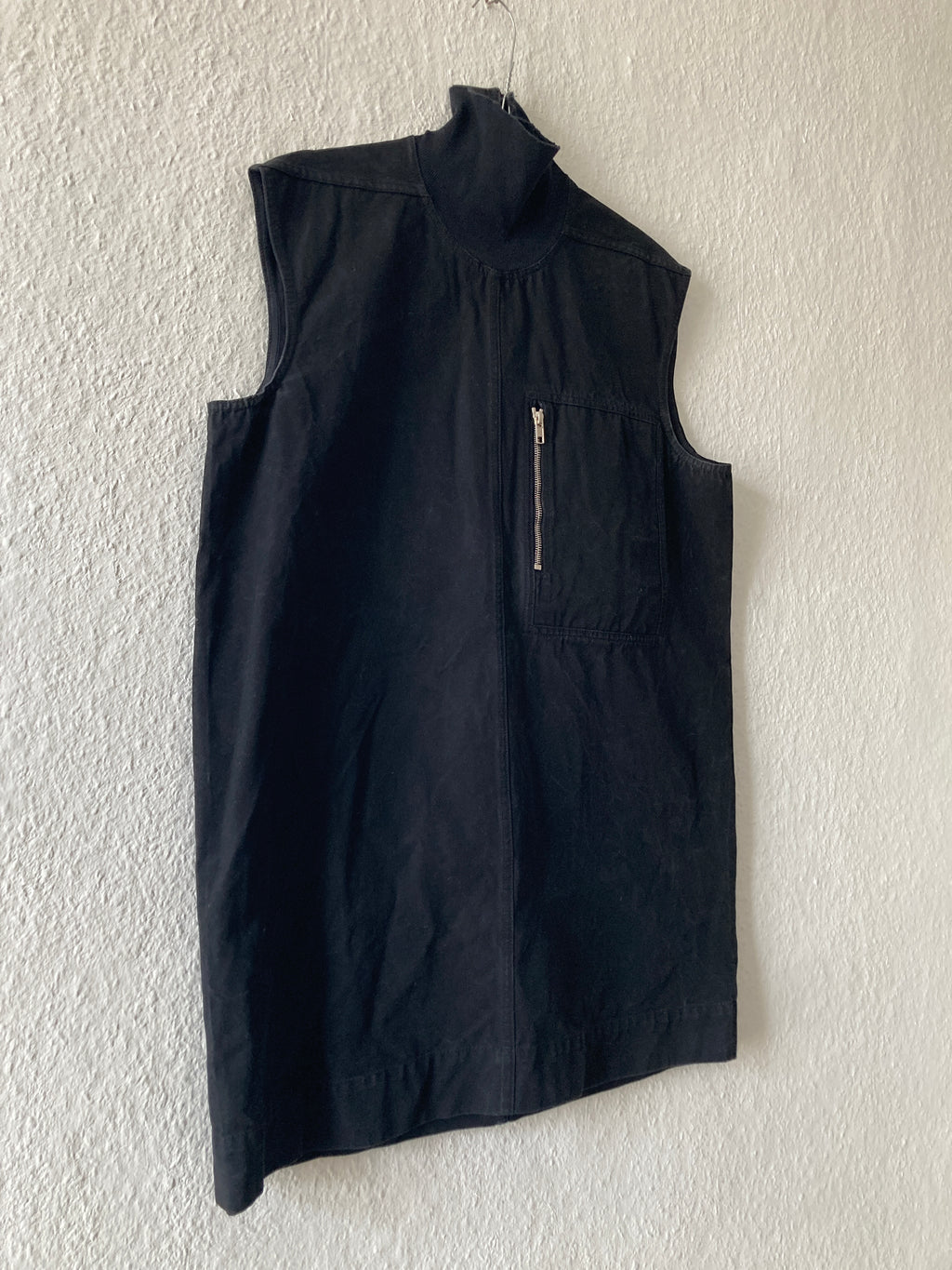 F/W 15 "SPHINX" Sleeveless Runway Rollneck Top Rick Owens M