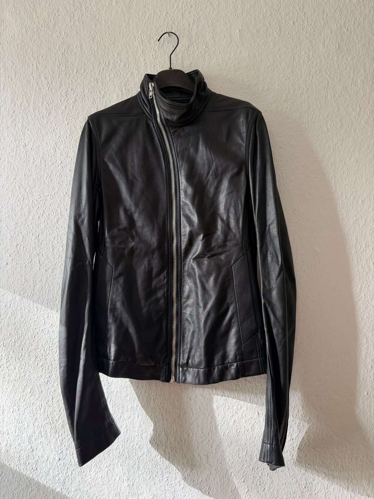 F/W 15 "SPHINX" Mollino Lamb Leather Jacket Rick Owens IT48/M