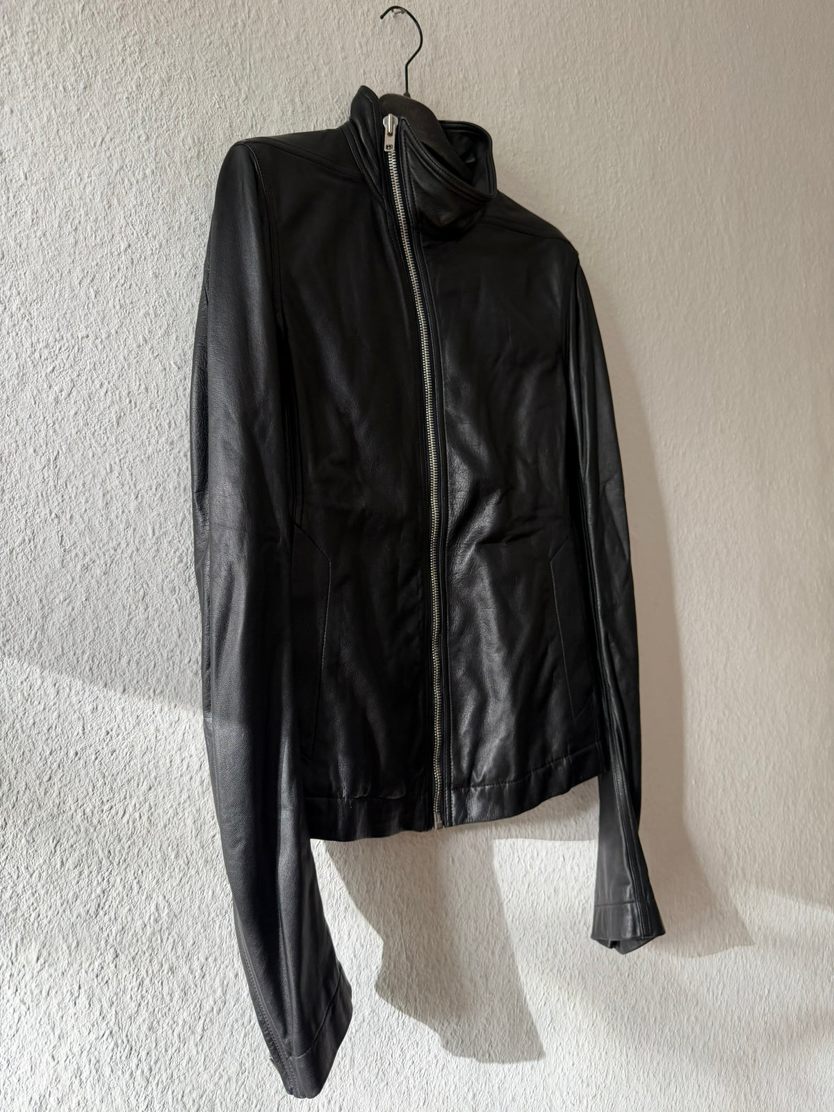 F/W 15 "SPHINX" Mollino Lamb Leather Jacket Rick Owens IT48/M