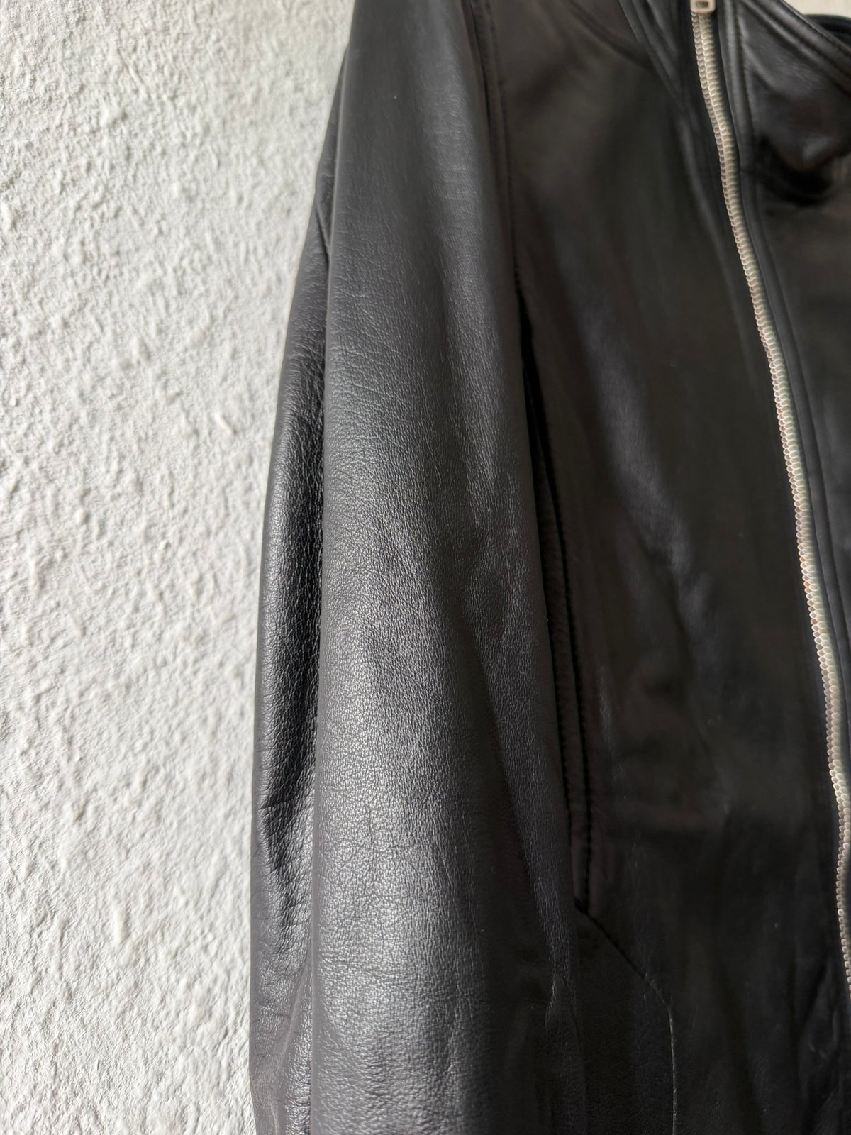 F/W 15 "SPHINX" Mollino Lamb Leather Jacket Rick Owens IT48/M