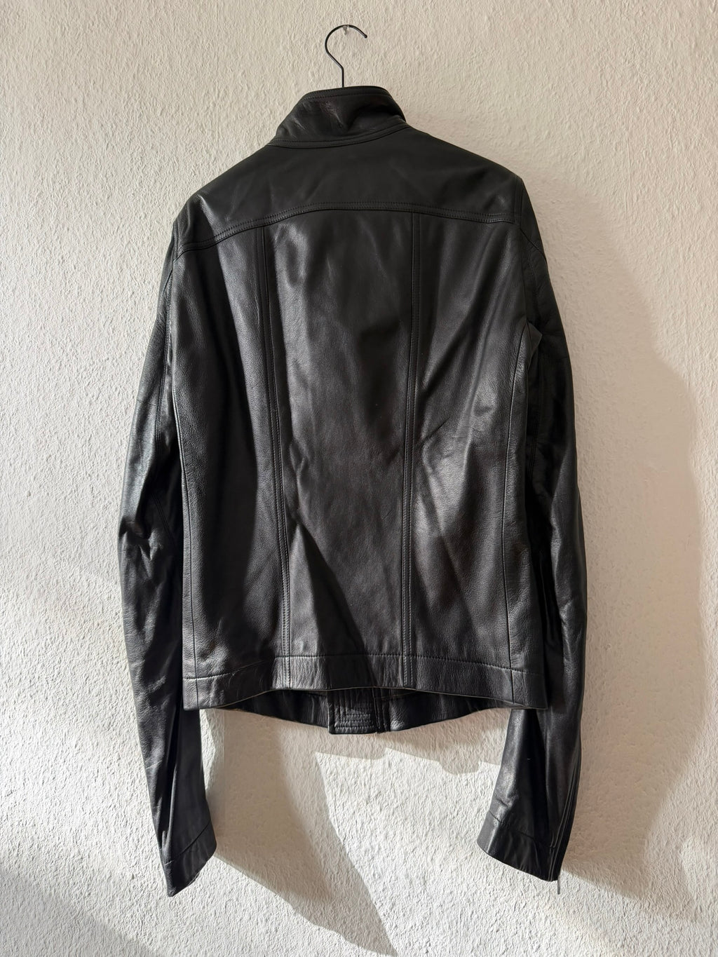 F/W 15 "SPHINX" Mollino Lamb Leather Jacket Rick Owens IT48/M