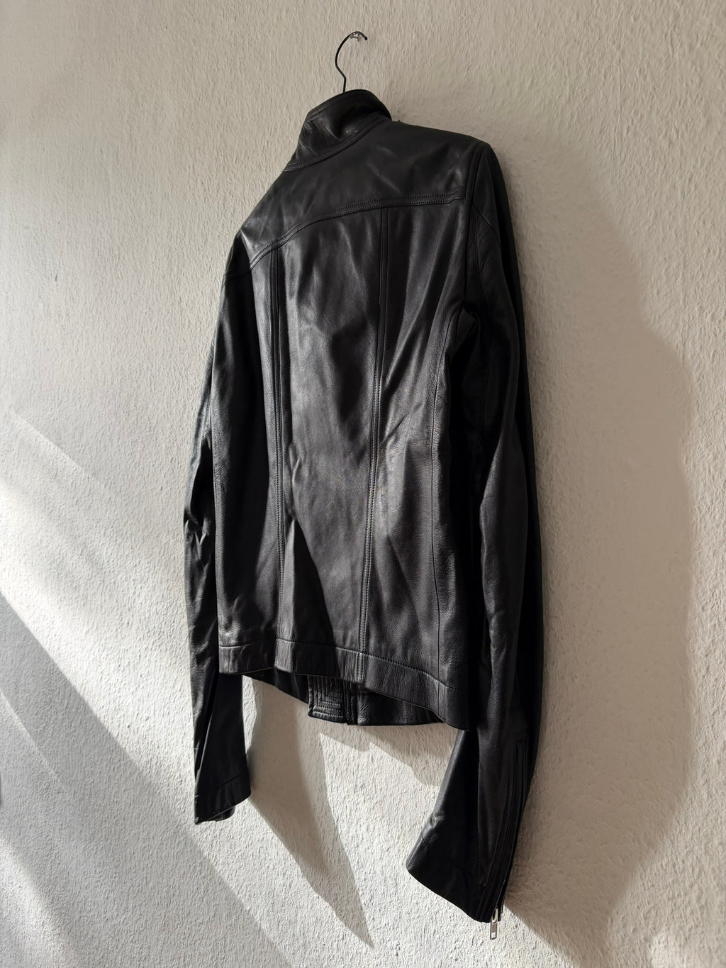 F/W 15 "SPHINX" Mollino Lamb Leather Jacket Rick Owens IT48/M