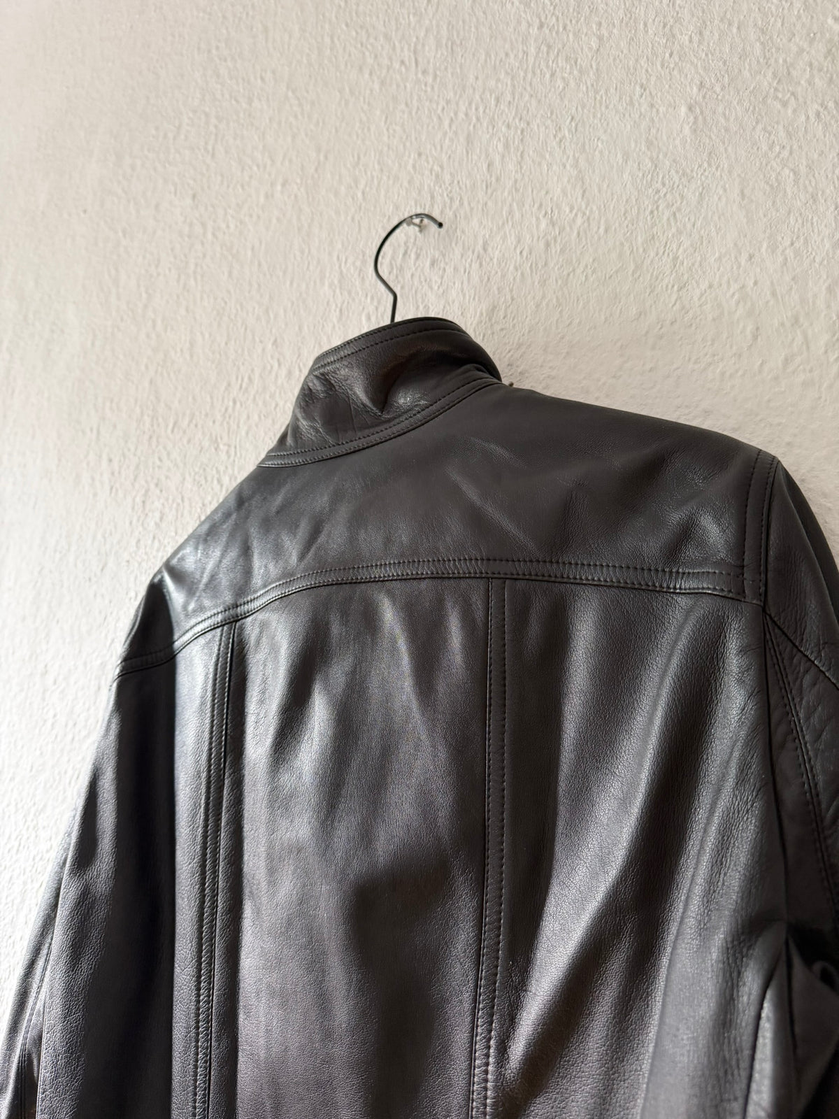 F/W 15 "SPHINX" Mollino Lamb Leather Jacket Rick Owens IT48/M