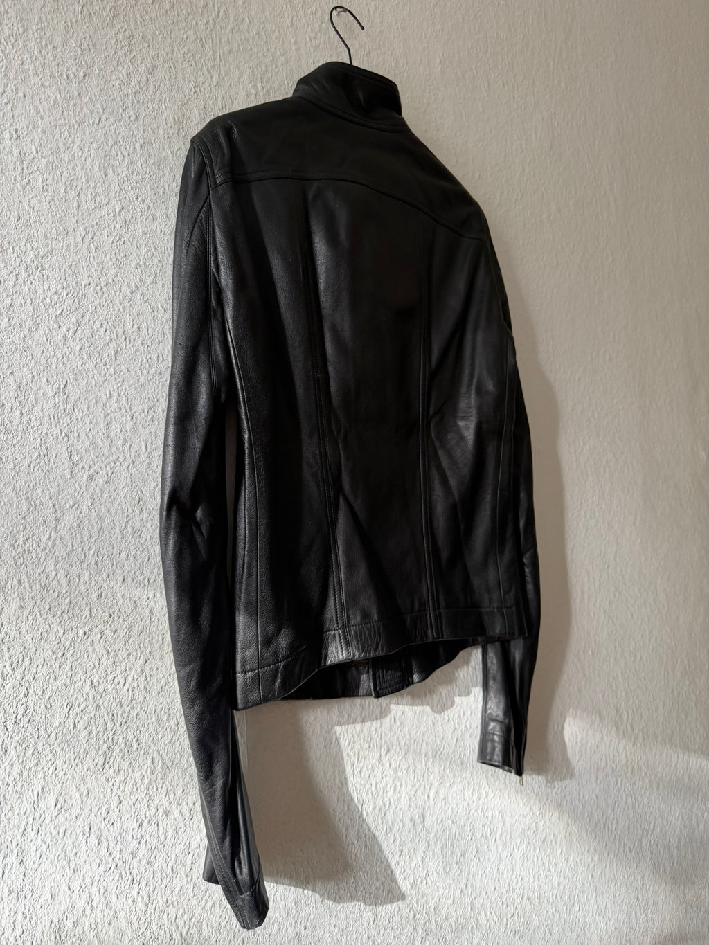 F/W 15 "SPHINX" Mollino Lamb Leather Jacket Rick Owens IT48/M