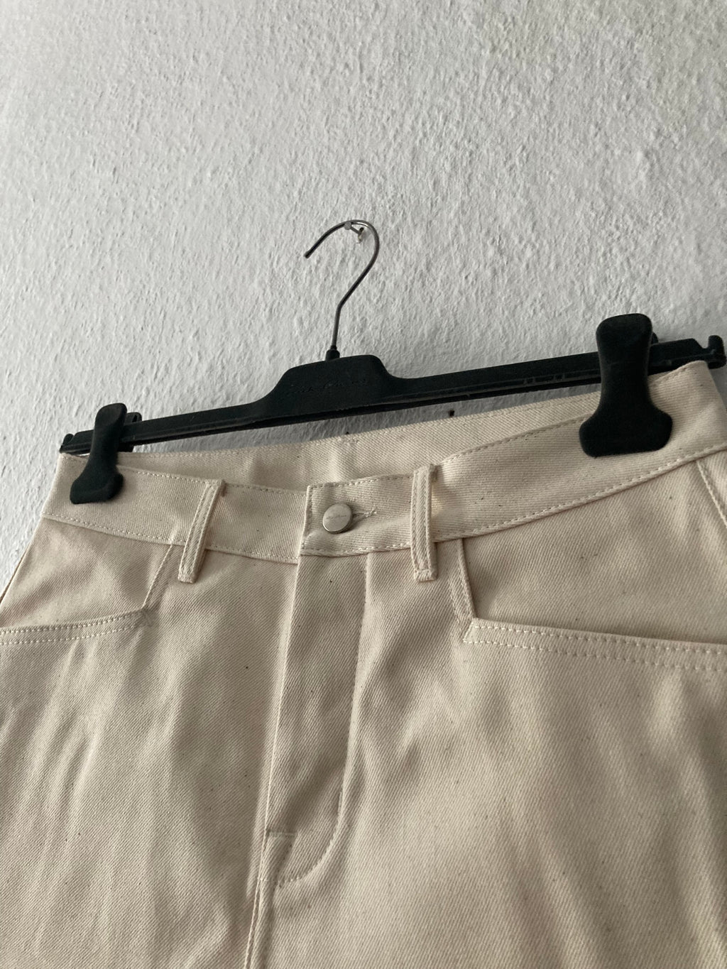 S/S 22 “FOGACHINE” Runway Ecru Spartan Shorts