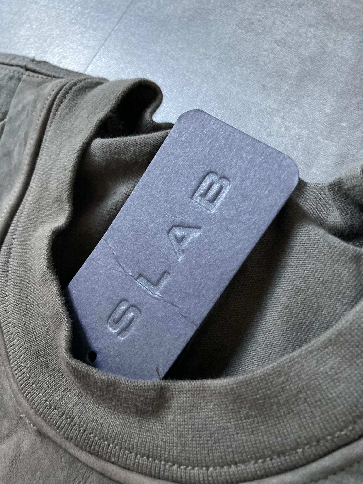 SLAB Triple Layer Leather Sweatshirt