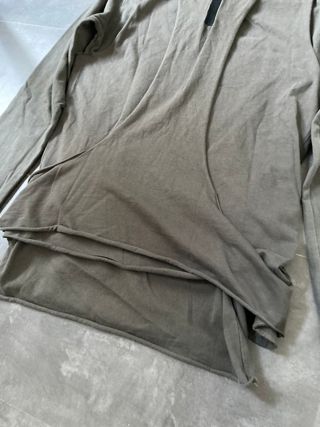 SLAB Triple Layer Leather Sweatshirt