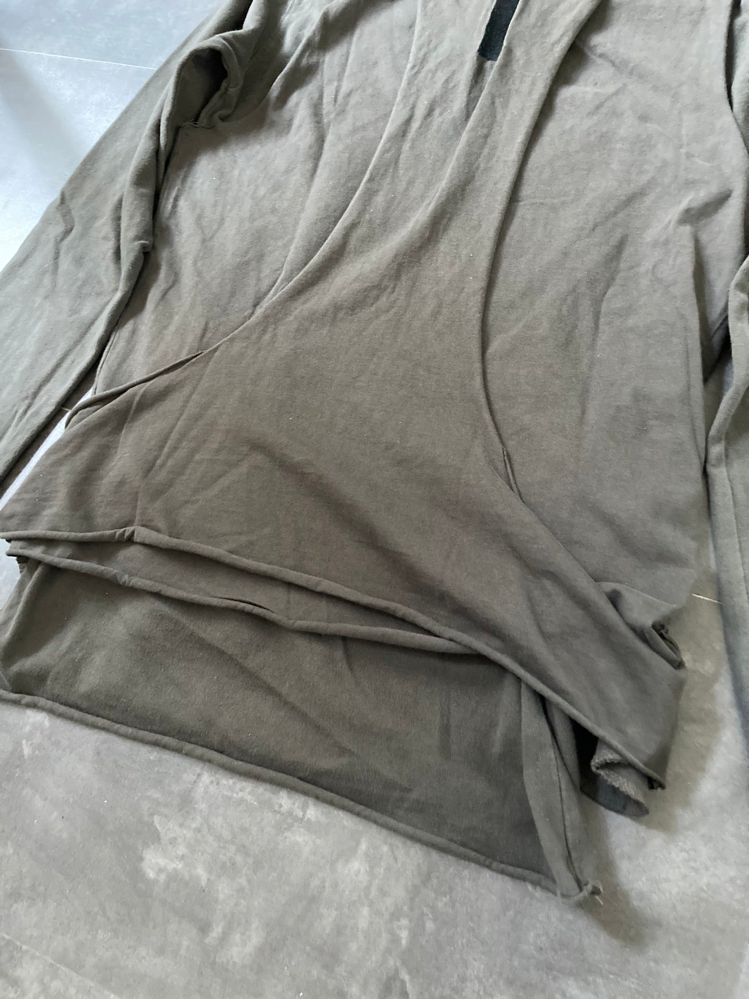 SLAB Triple Layer Leather Sweatshirt